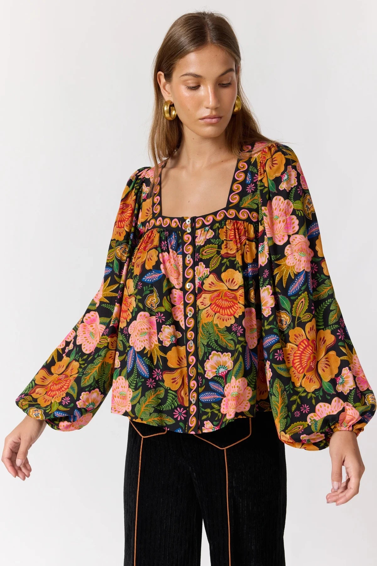 Rhiannon Blouse in Carnivale
