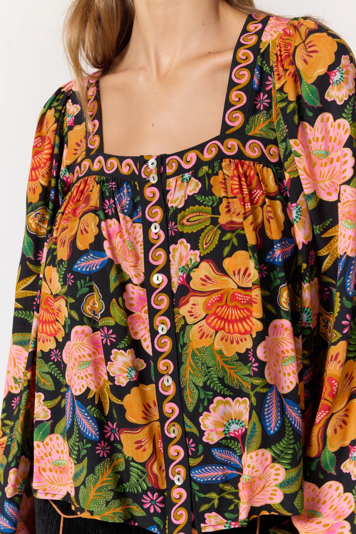Rhiannon Blouse in Carnivale