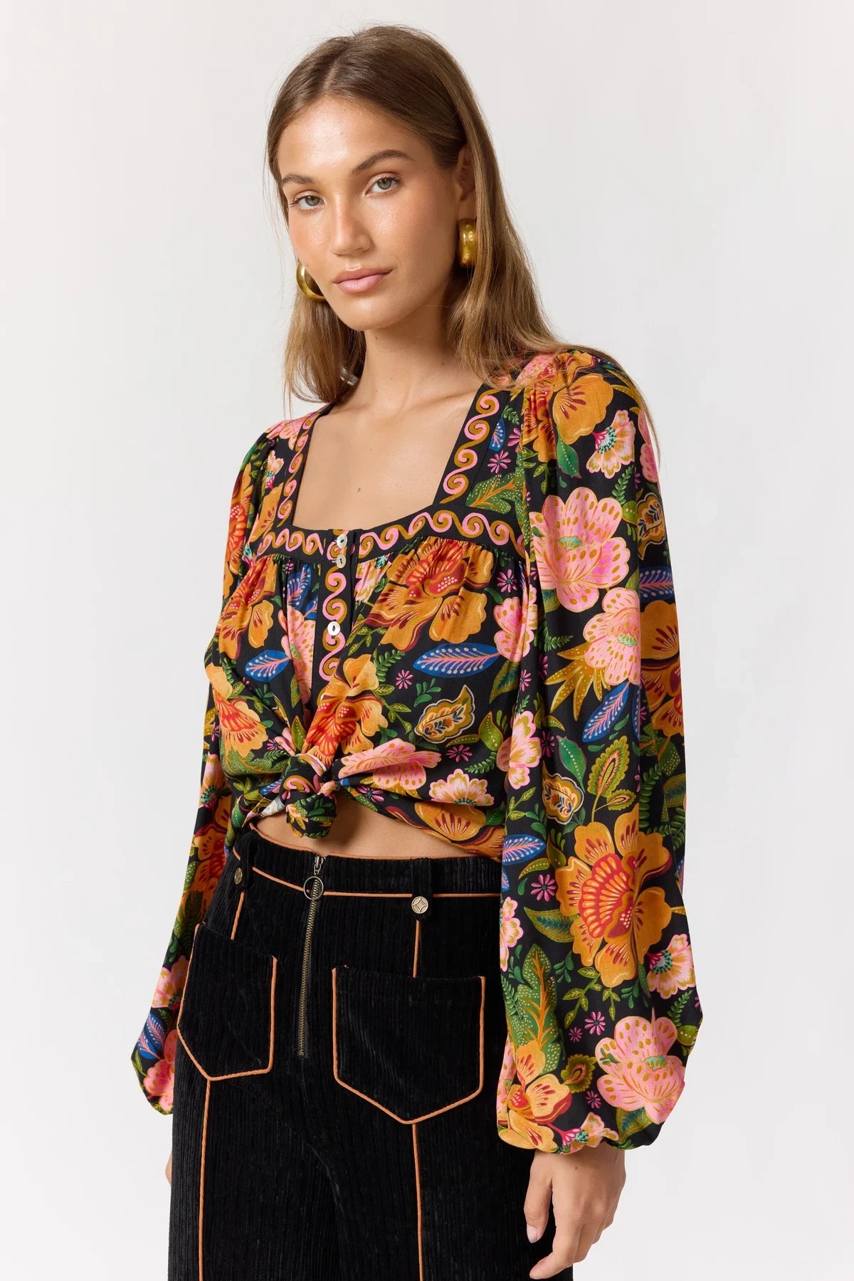 Rhiannon Blouse in Carnivale