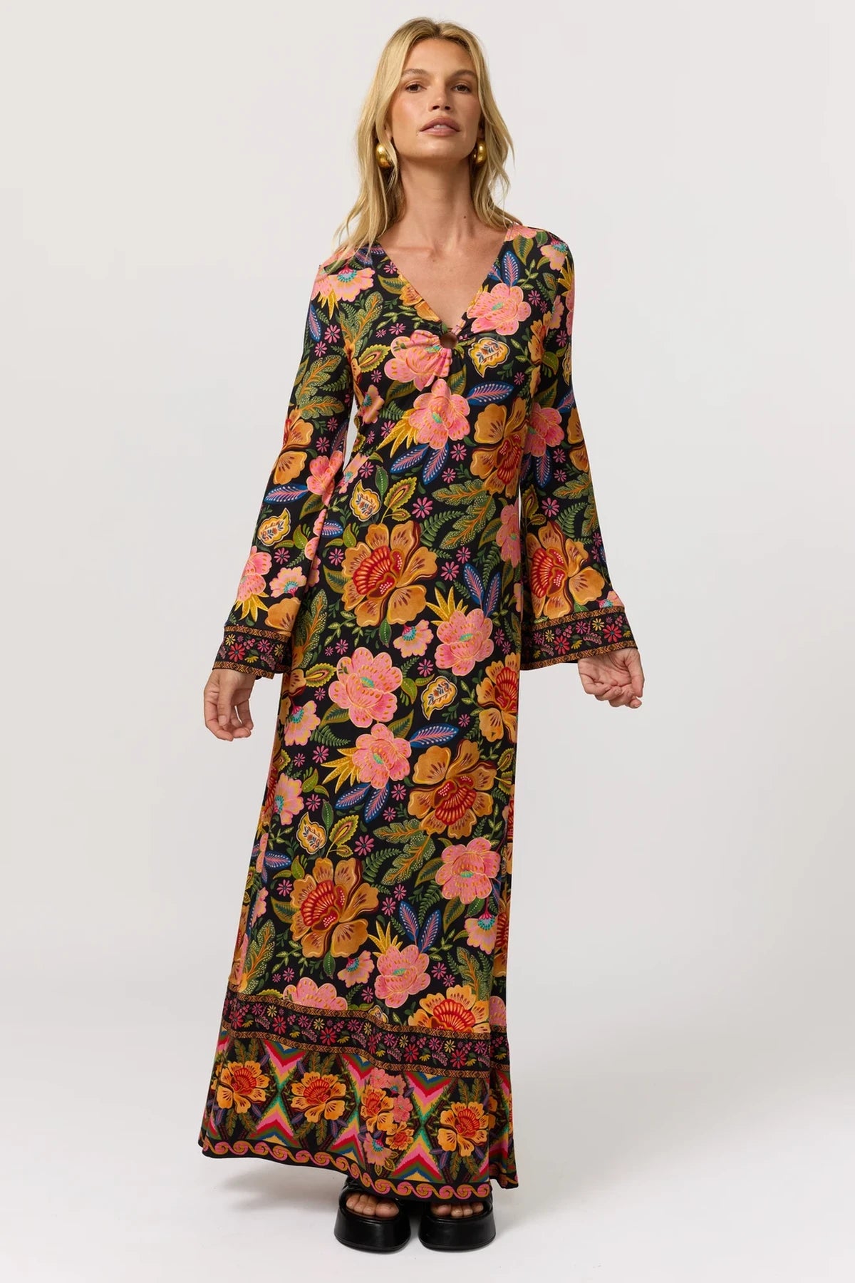 Vera Maxi Dress in Carnivale