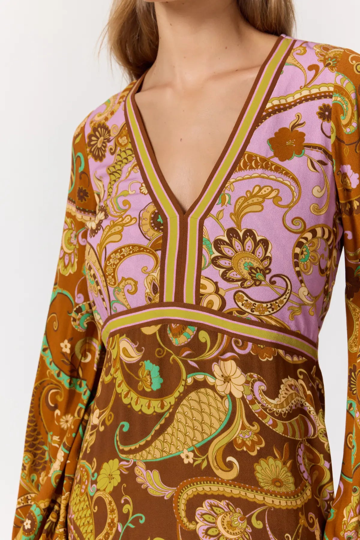 The Maple Dress in Mulberry by Nine Lives Bazaar