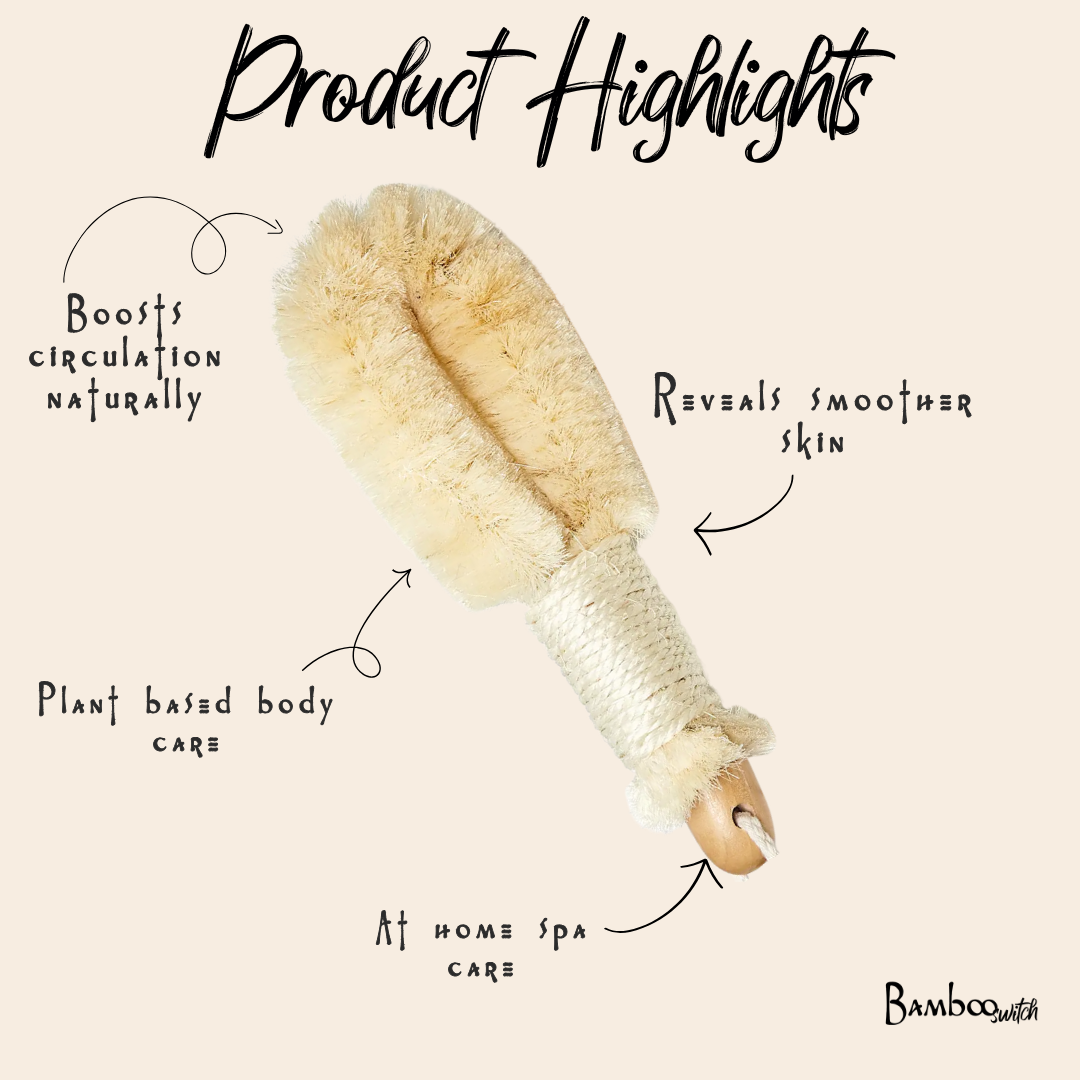 Sisal Exfoliating Dry Brush | Earth Day Bestseller