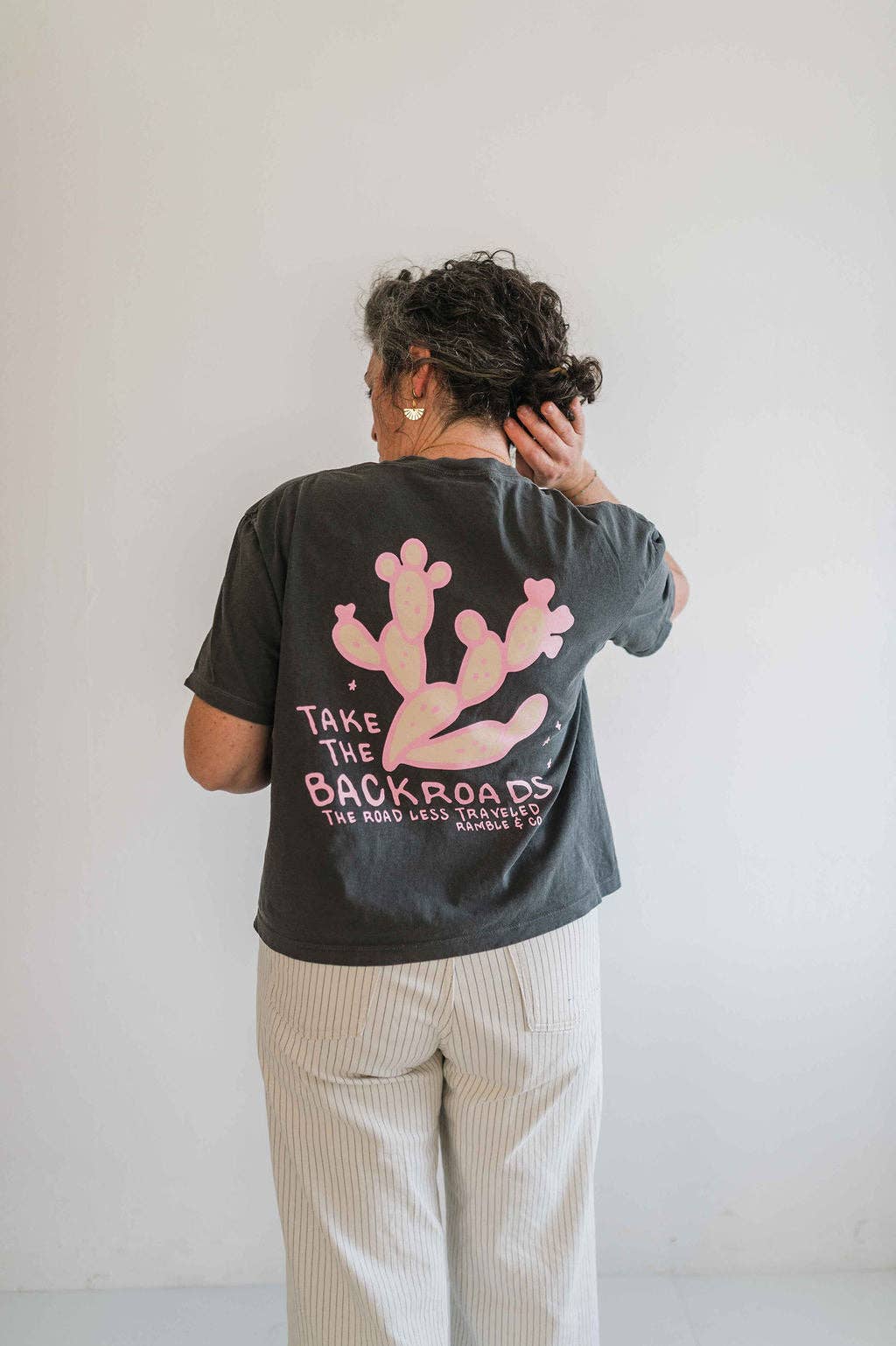 Slow Down Boxy Crop Tee