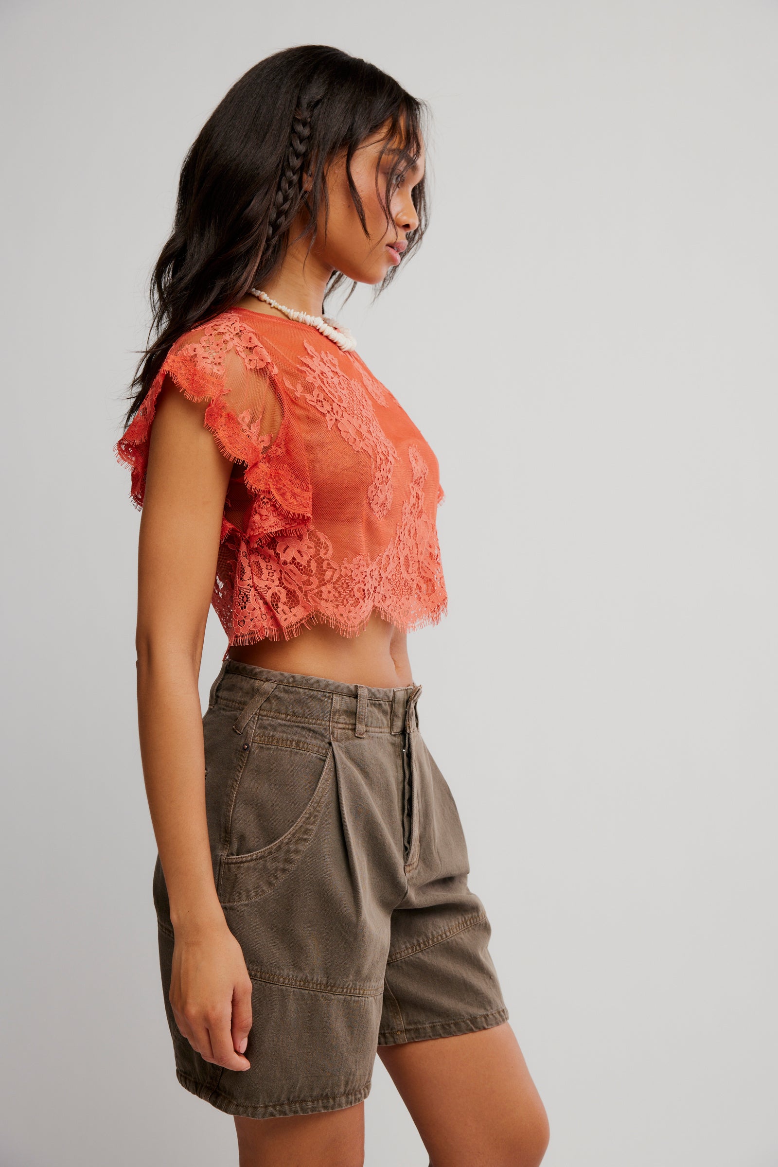 Lunar Ash Lace Top