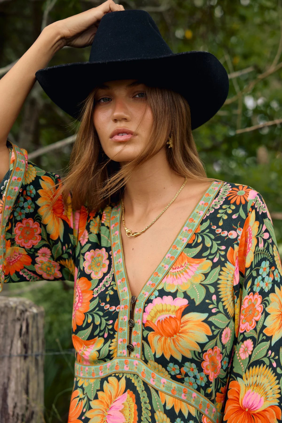 Empire Maxi Dress - Fiesta
