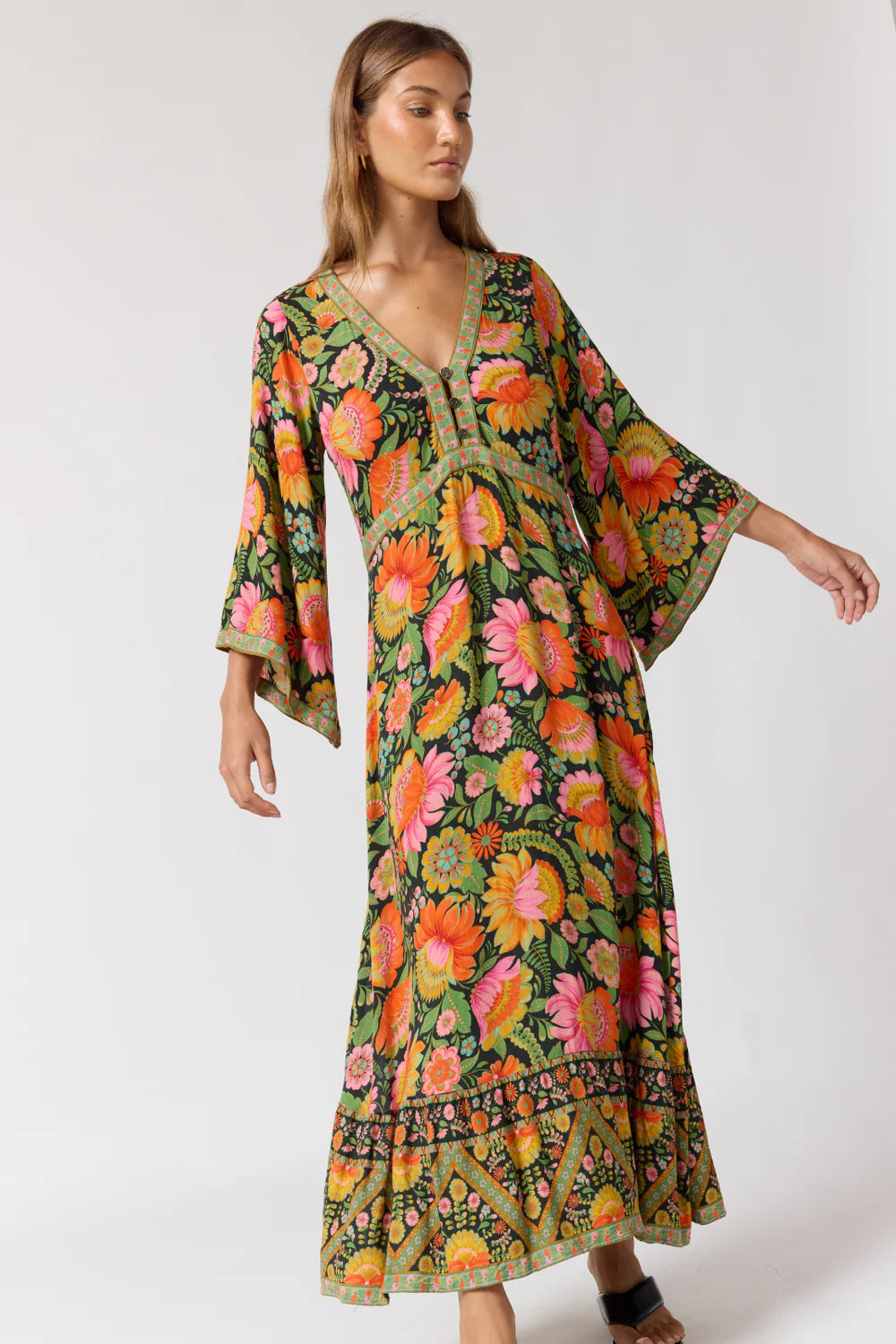 Empire Maxi Dress - Fiesta