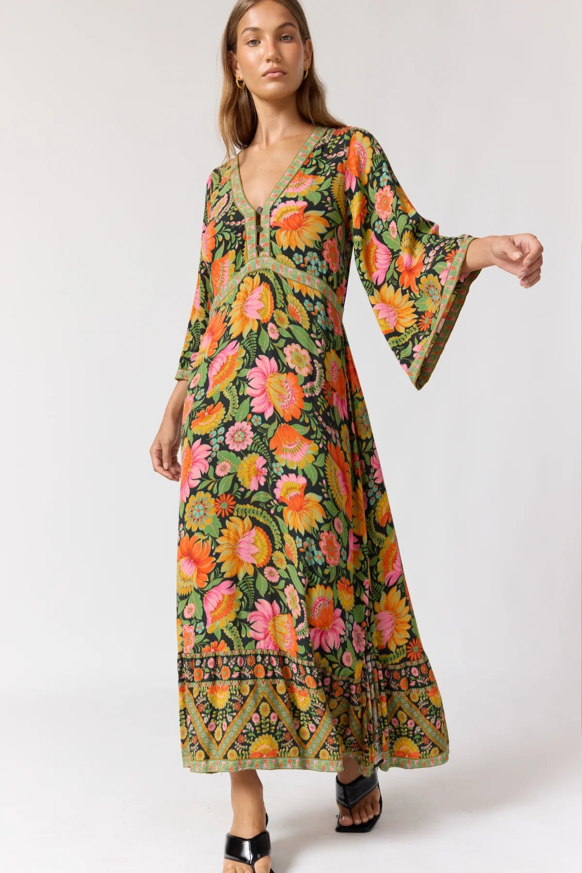 Empire Maxi Dress - Fiesta