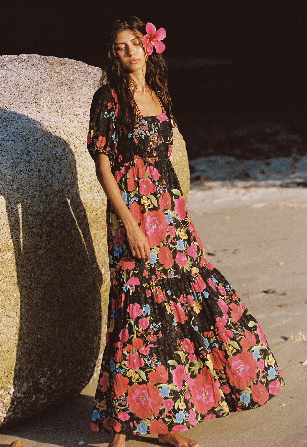 Isola Gown - Midnight Bloom