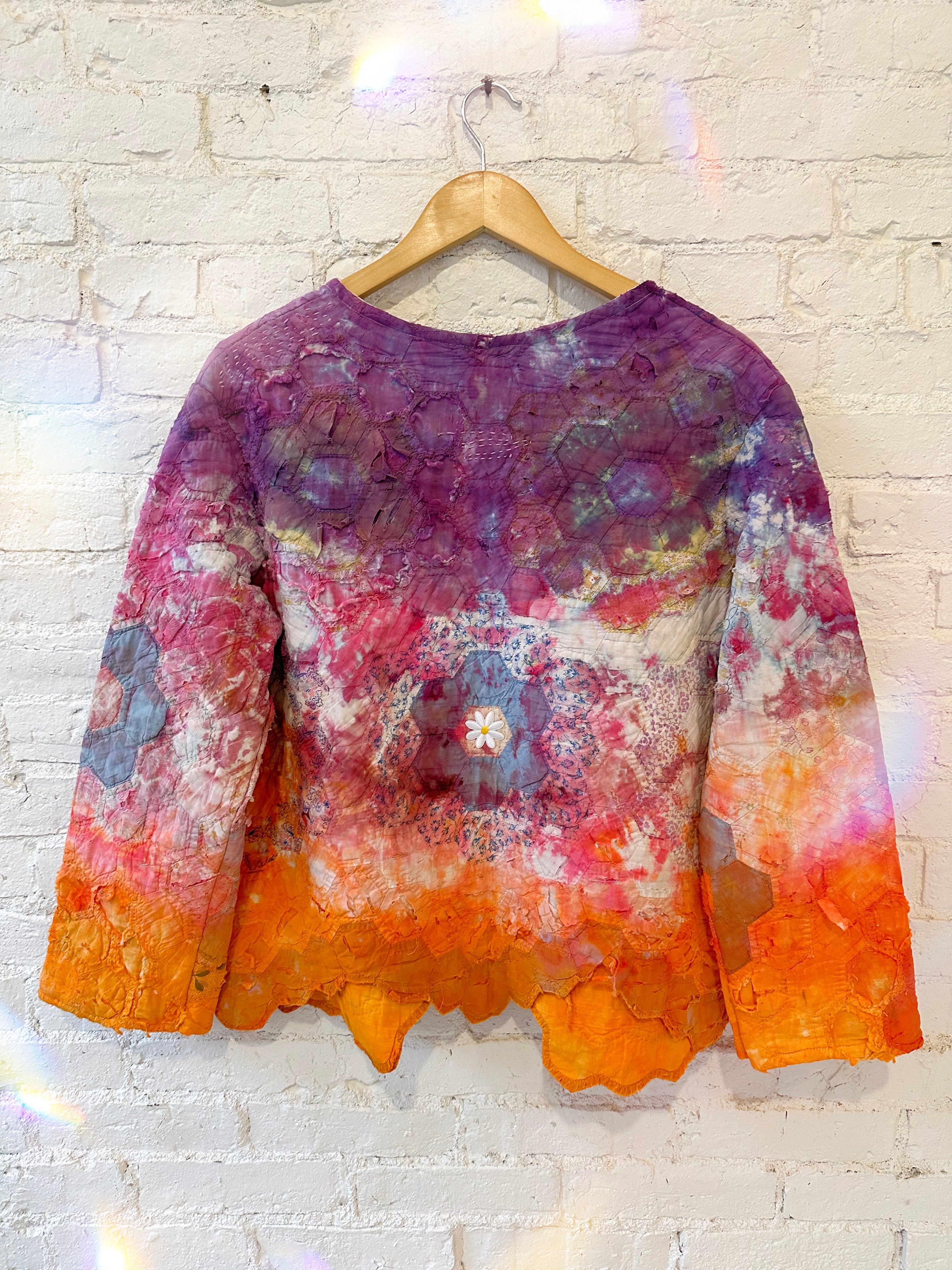 Old Friend Goods X Hum+Bee Quilted Jacket – Technicolor Meadow