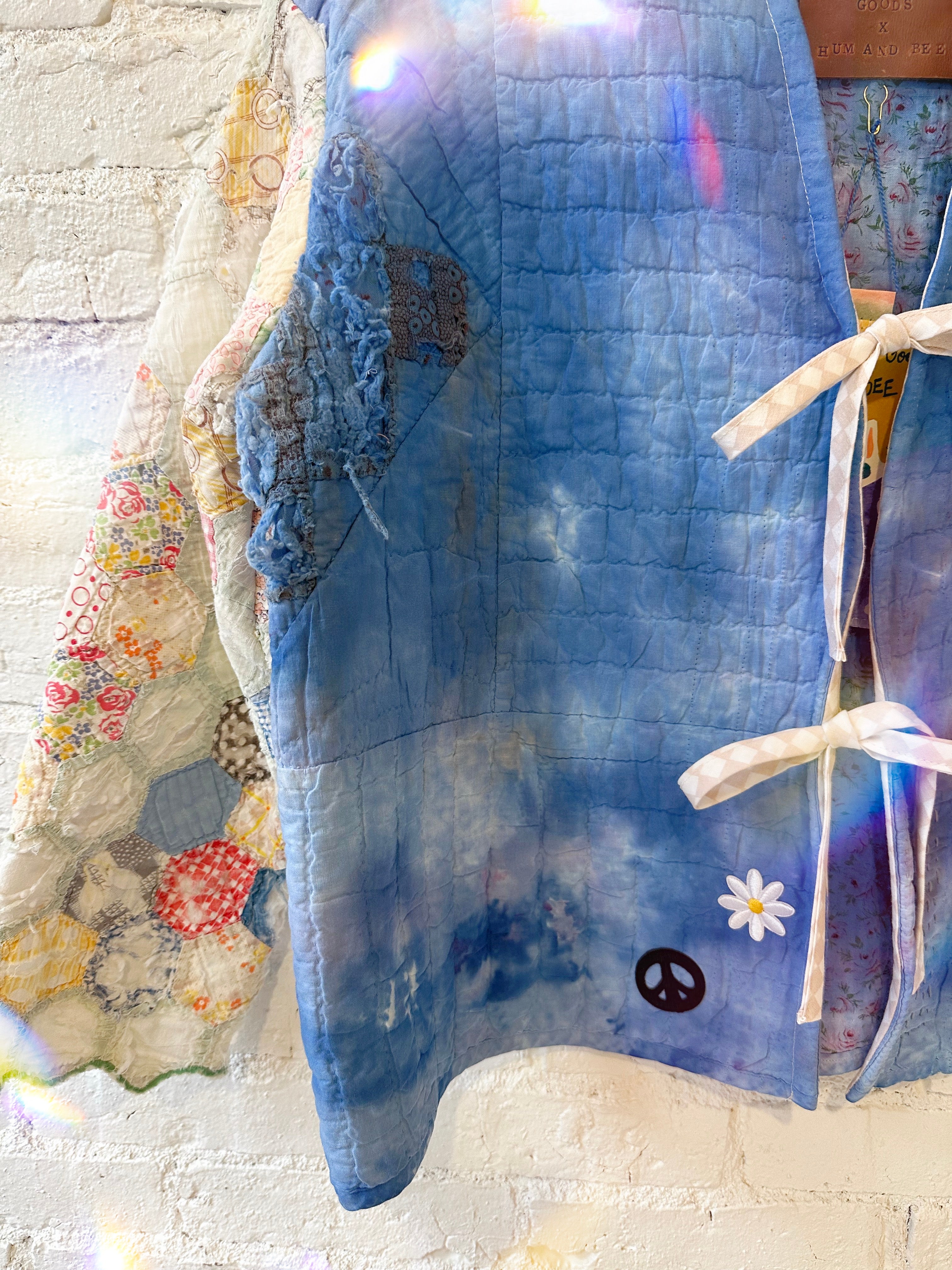 Old Friend Goods X Hum+Bee Quilted Jacket – Blue Lagoon
