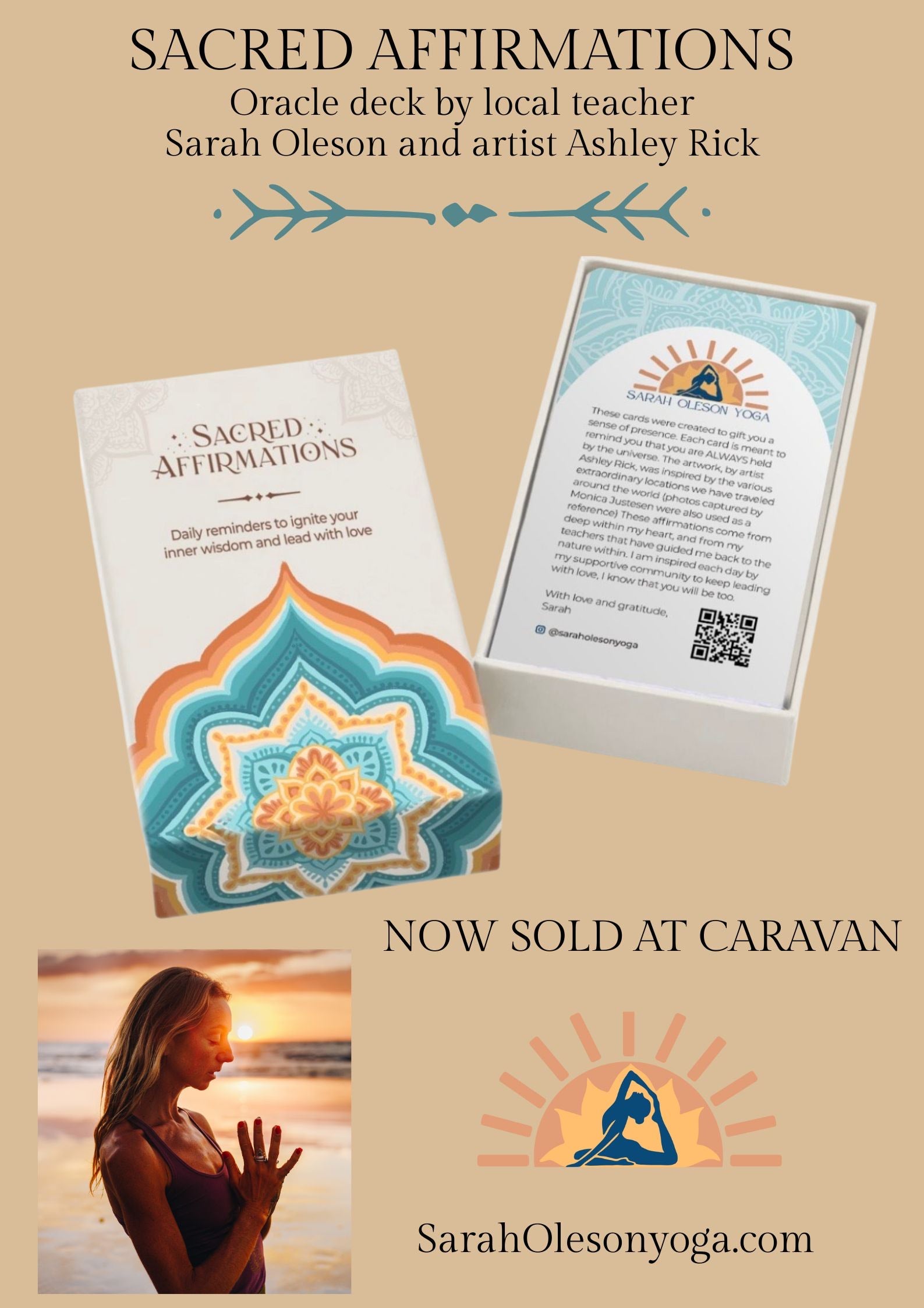 Sacred Affirmations Card Deck by Sarah Oleson and Ashley Rick