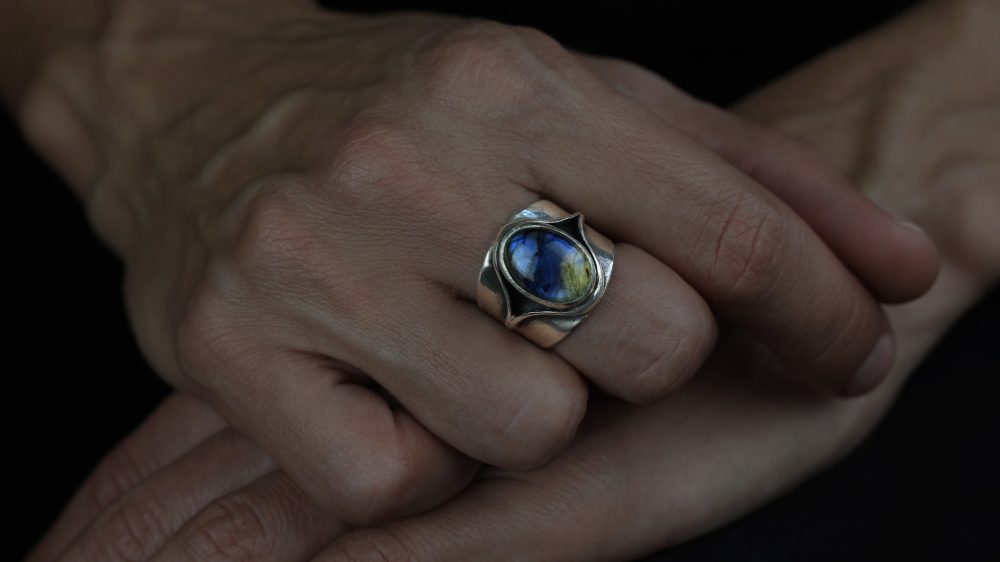 Juno Labradorite Silver Ring by Break-a-Stone
