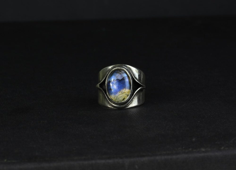 Juno Labradorite Silver Ring by Break-a-Stone