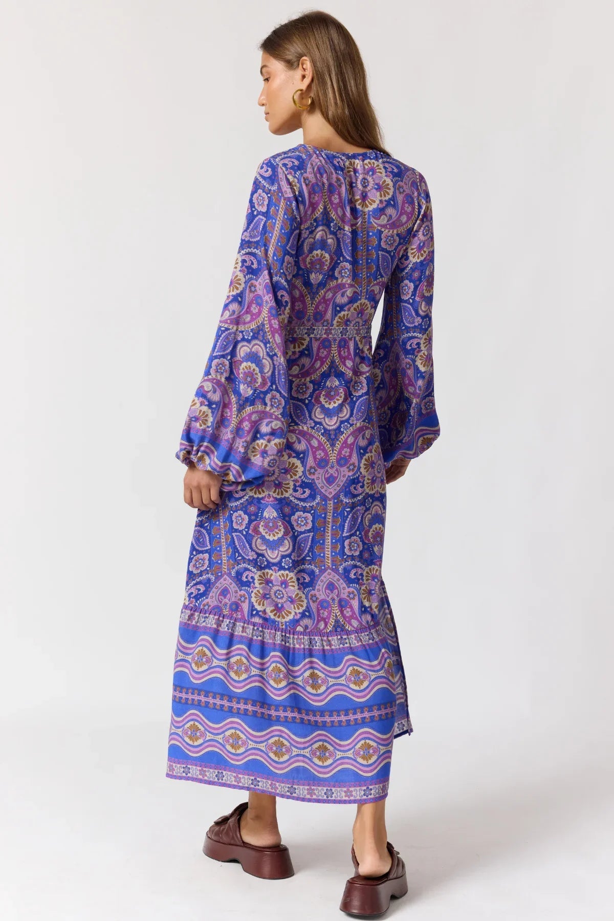 Maple Maxi Dress - Violet