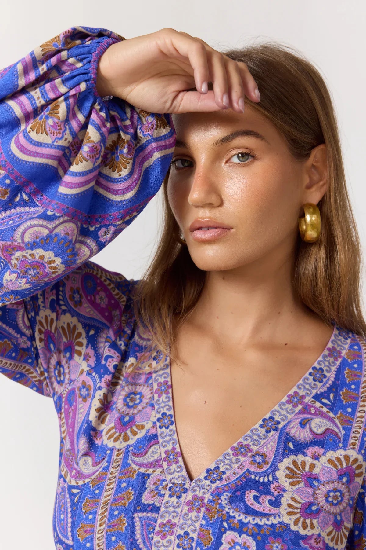 Maple Maxi Dress - Violet