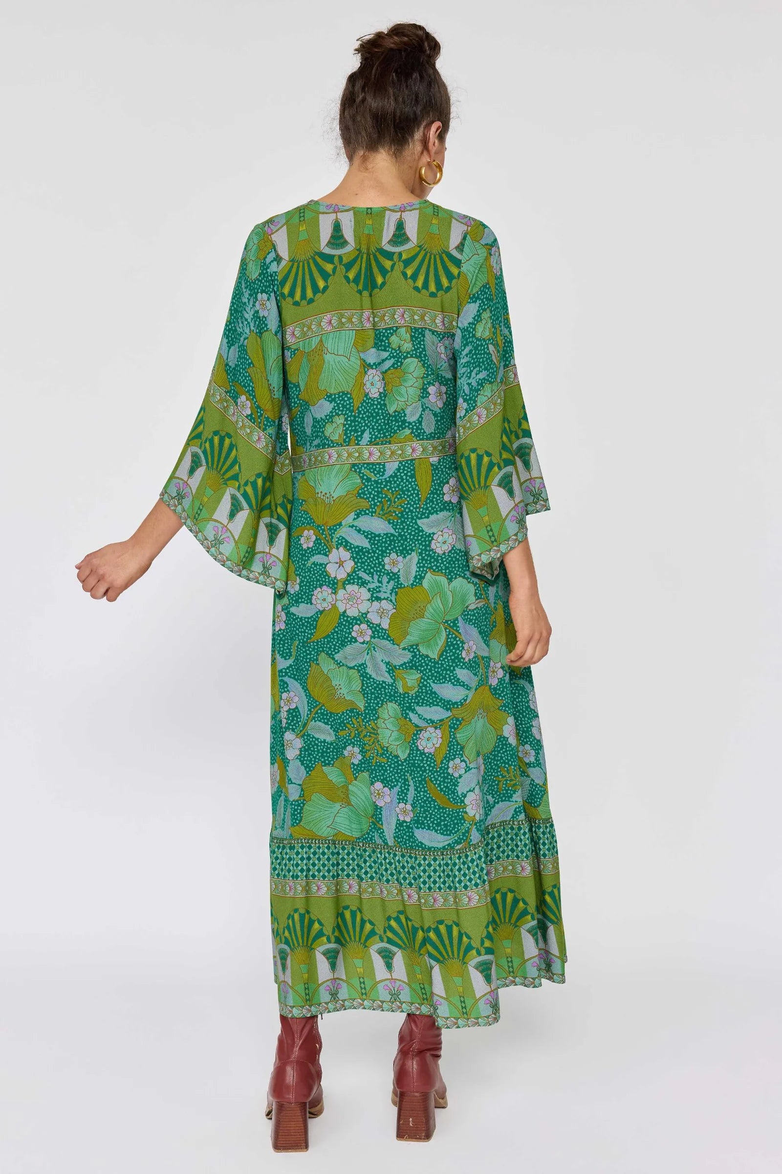 Empire Maxi Dress - Evergreen