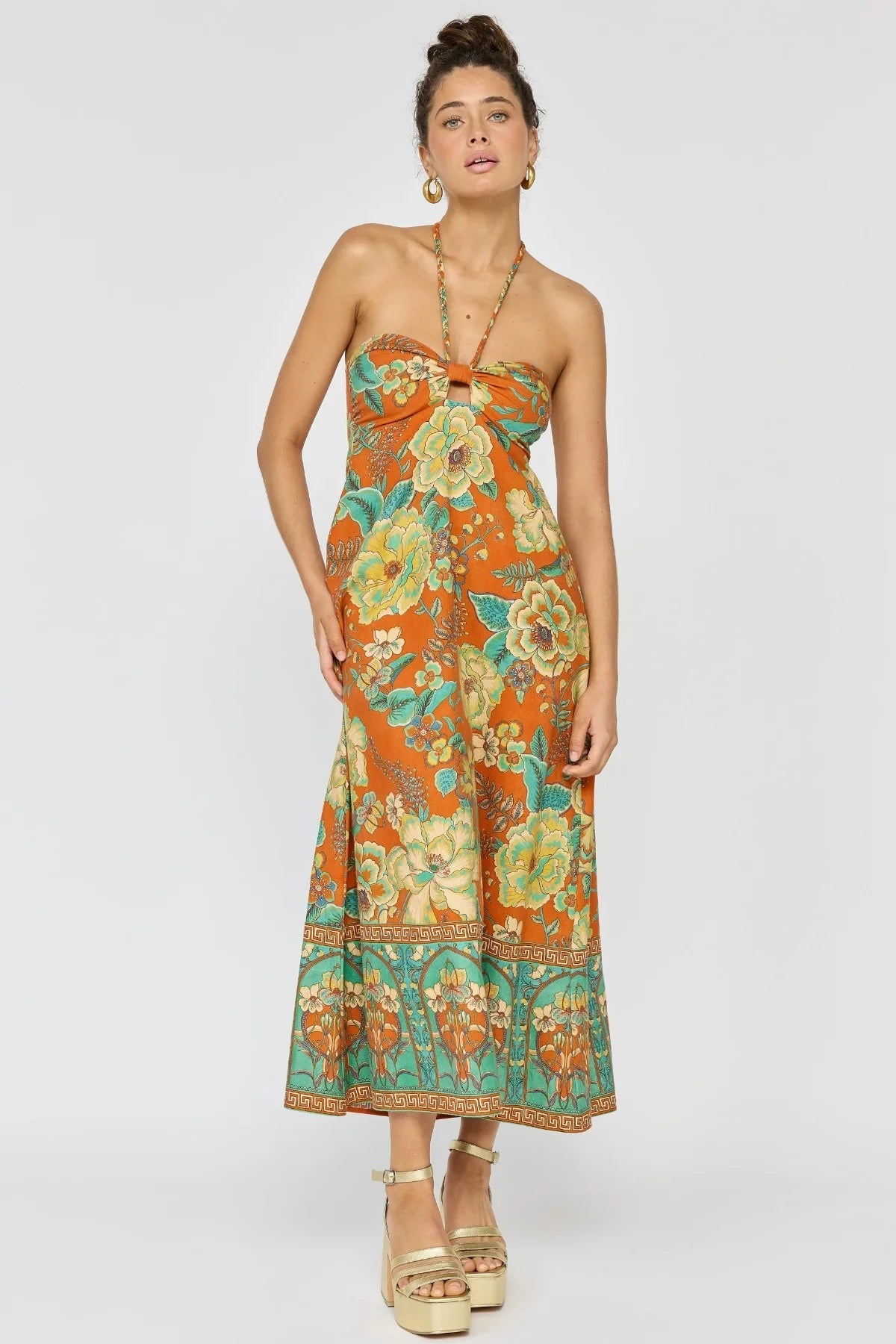 Carmen Midi Dress - Tango