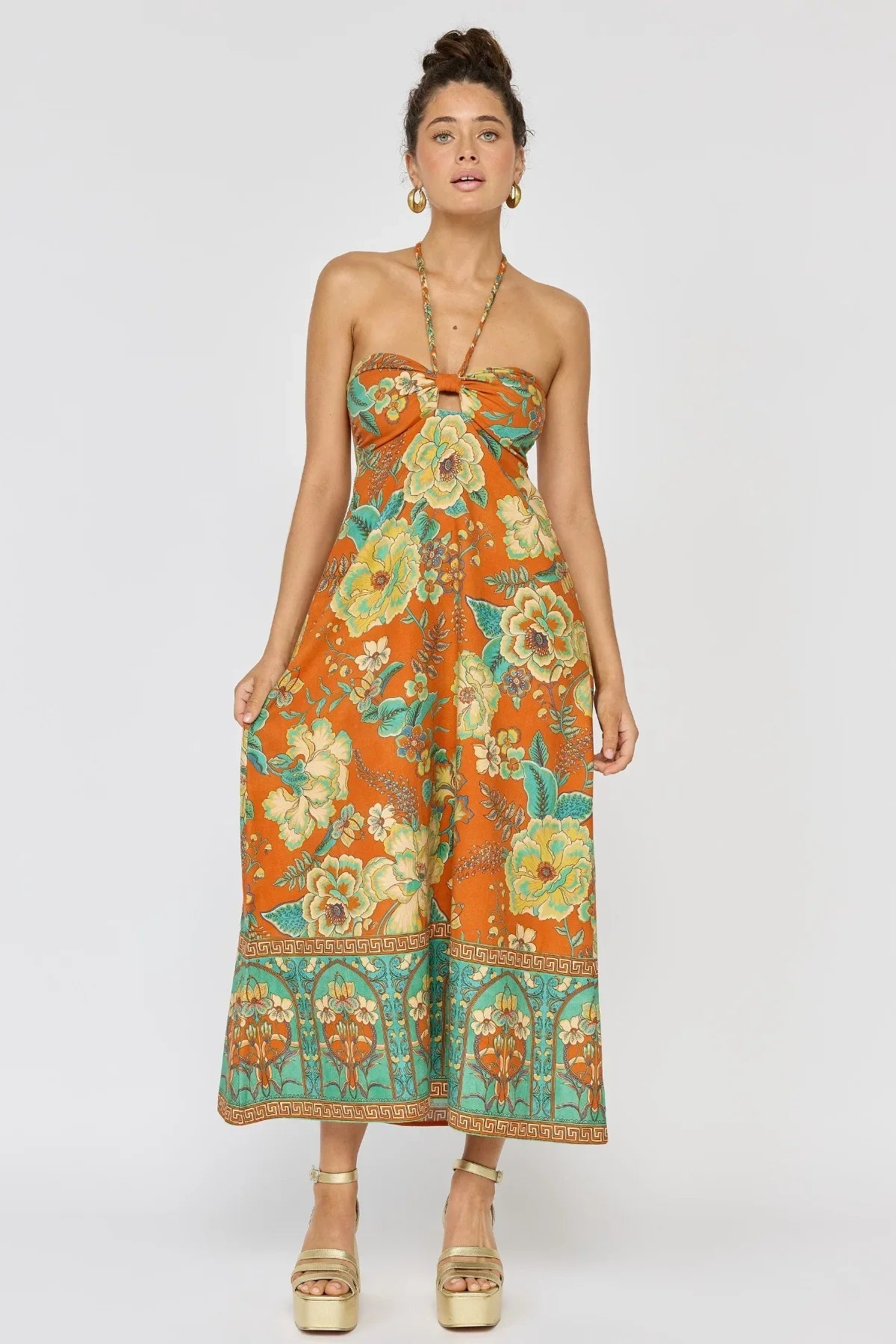 Carmen Midi Dress - Tango