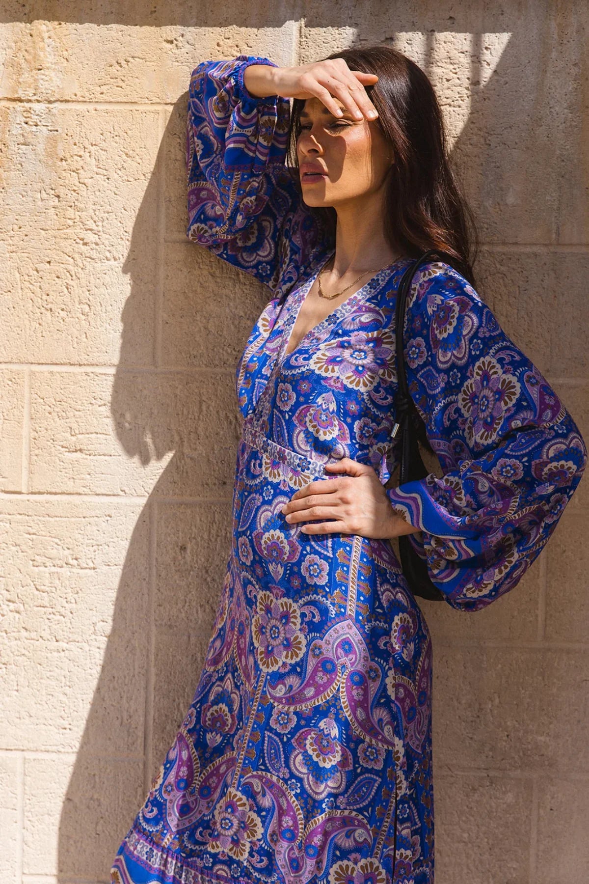 Maple Maxi Dress - Violet