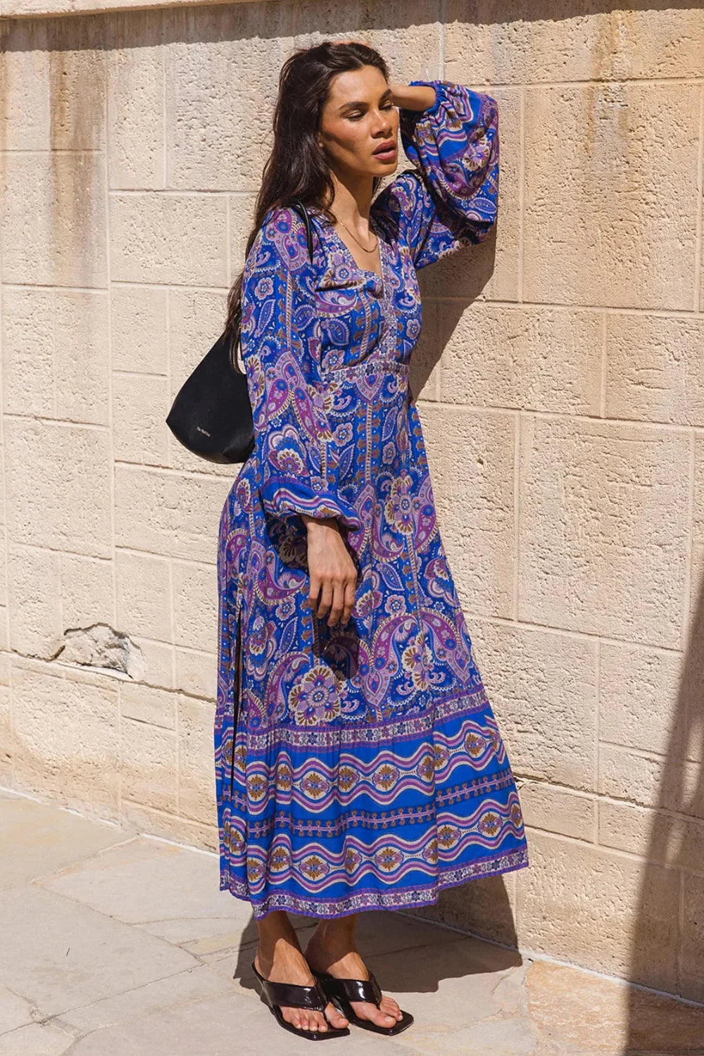 Maple Maxi Dress - Violet