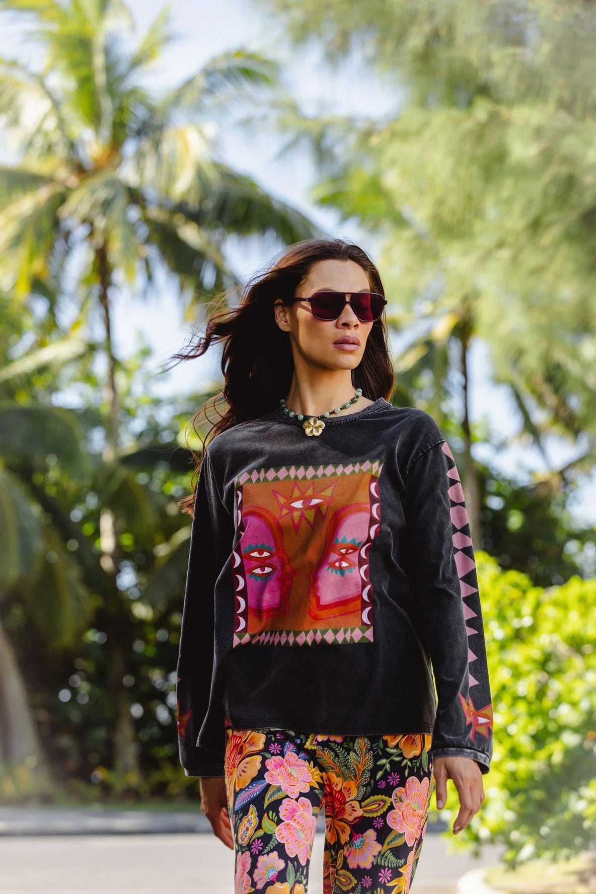 Luna Rosa Long Sleeve Tee