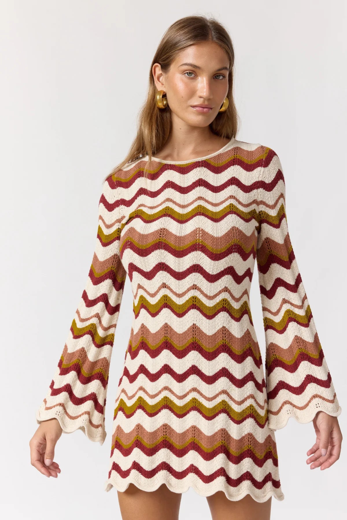 Amara Mini Dress in Maplewood