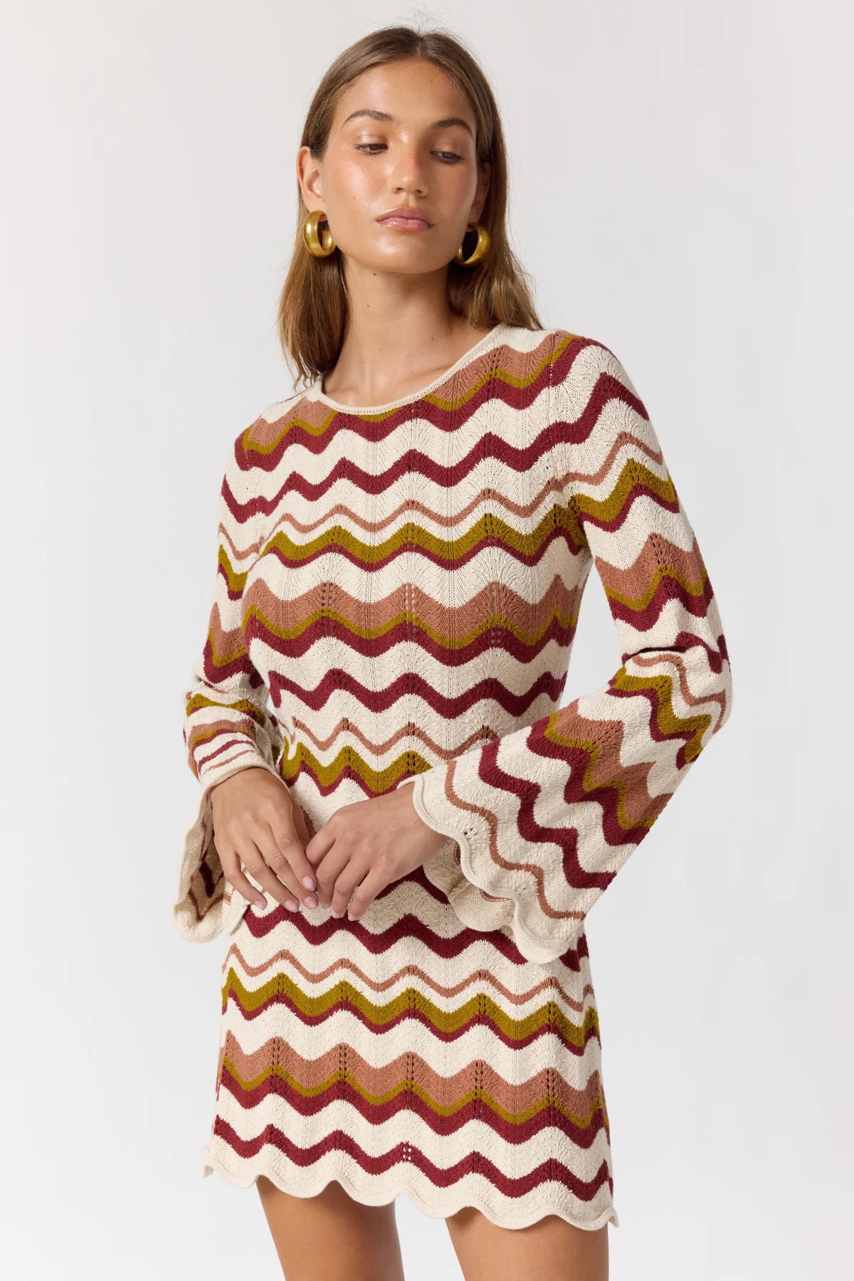 Amara Mini Dress in Maplewood