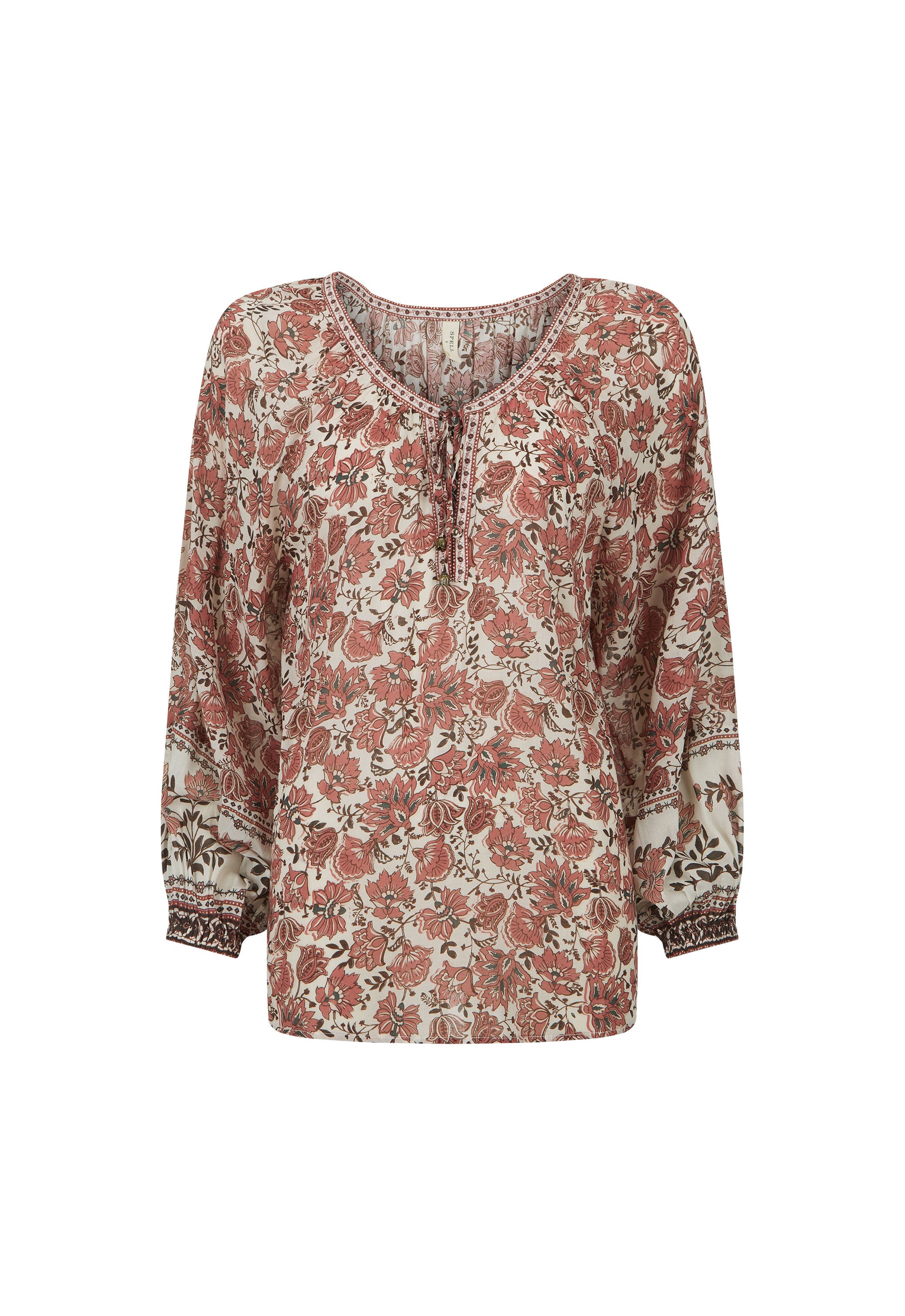 Petalwood Blouse — Dusty Rose