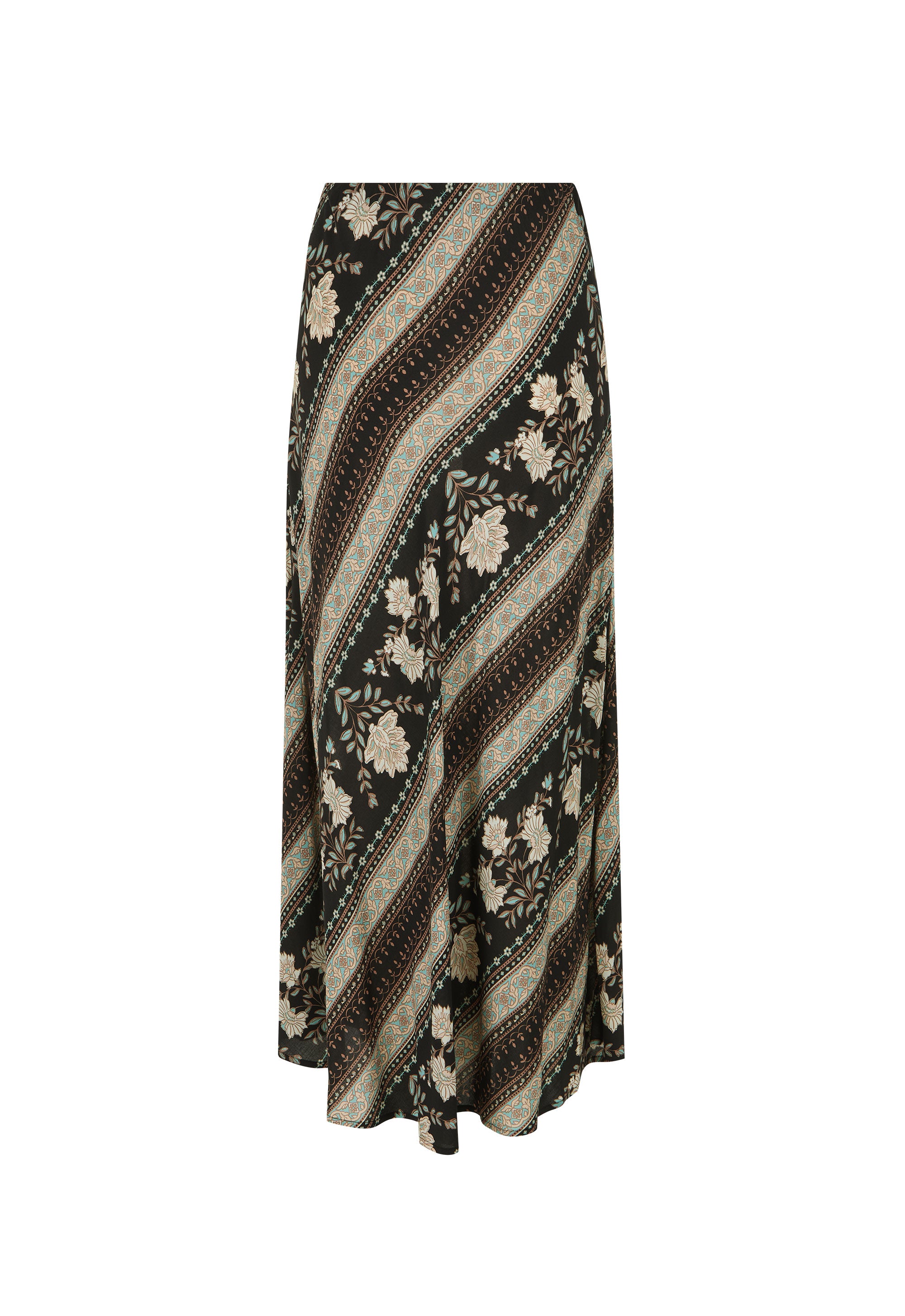 Petalwood Maxi Skirt — Nightfall
