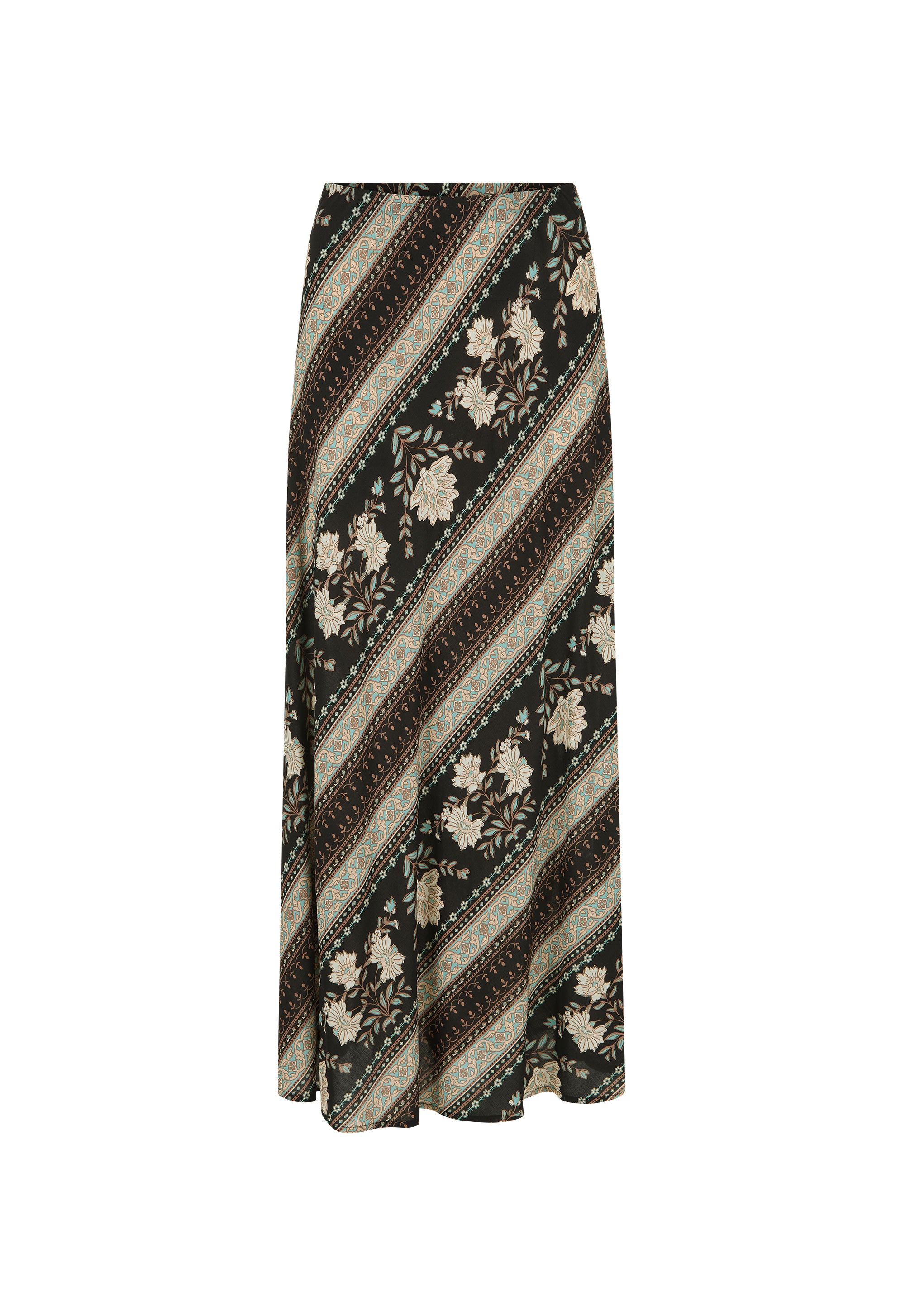 Petalwood Maxi Skirt — Nightfall