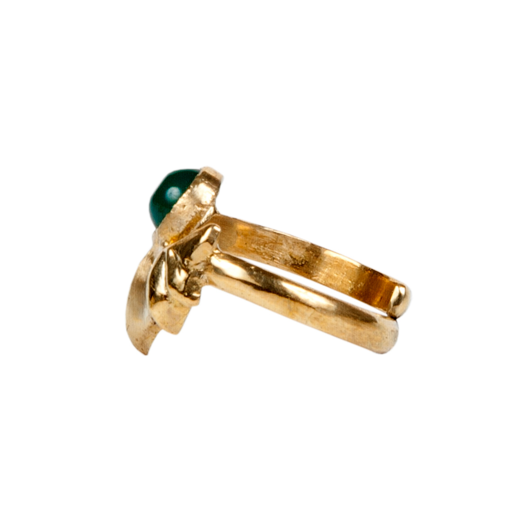 Sun Ring In Garnet Or Green Agate