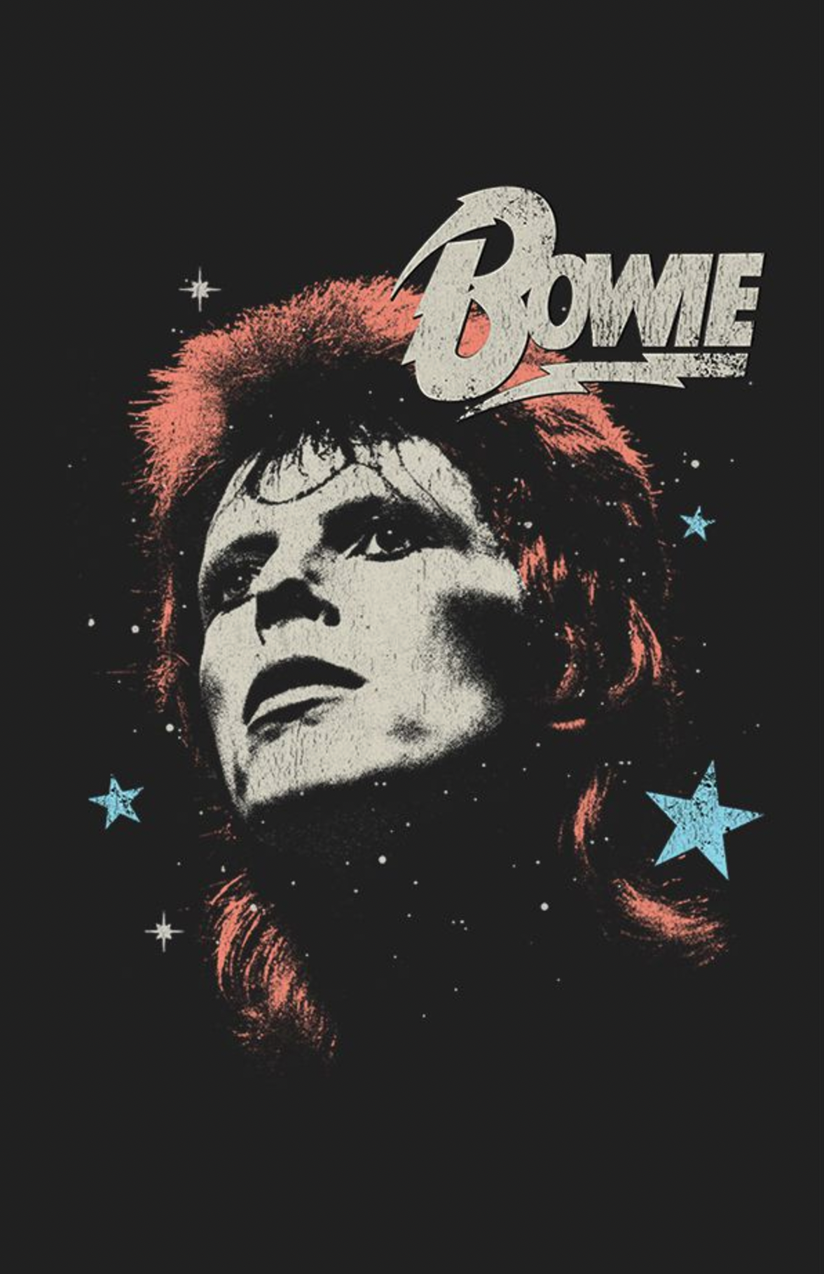 Bowie Stars Oversized Tee