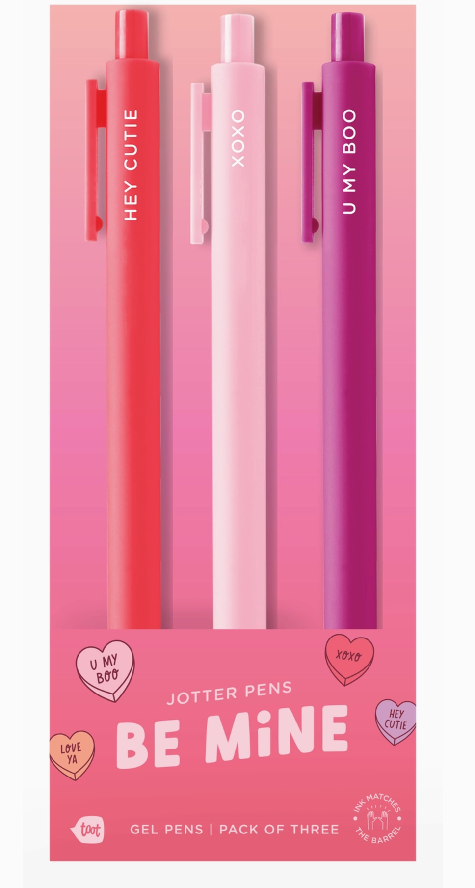 Valentine'S Jotter Pen Set