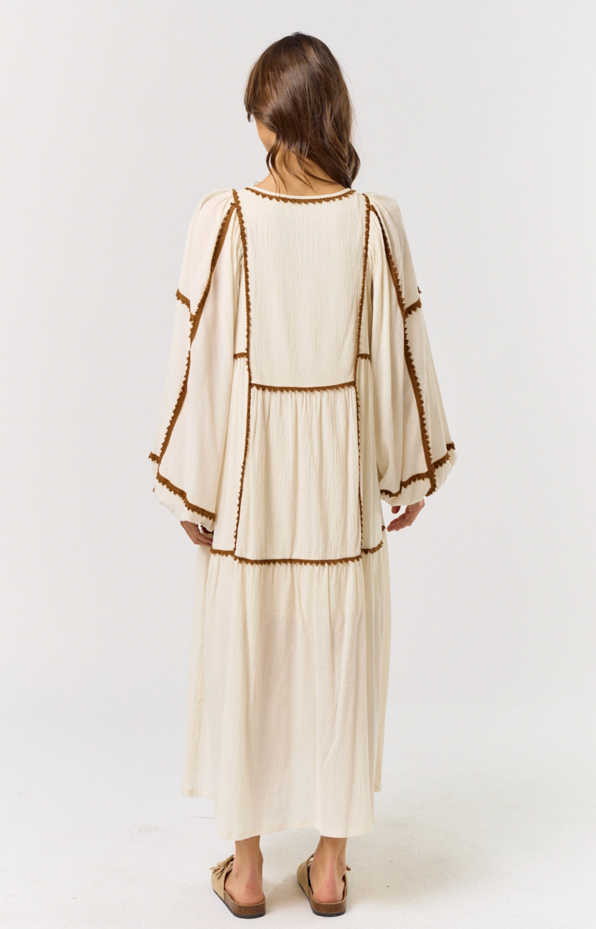 Solstice Embroidered Maxi Dress