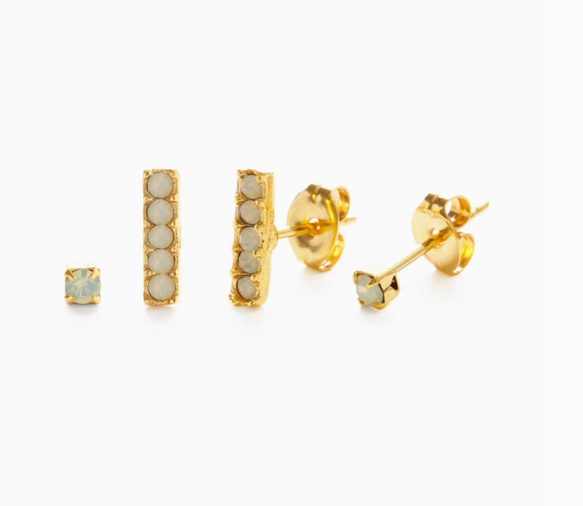 Victorian Stud Combo Set In Turquoise Or Opal