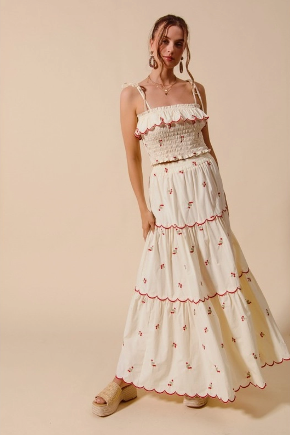 Garden Of Eden Skirt And Top Set