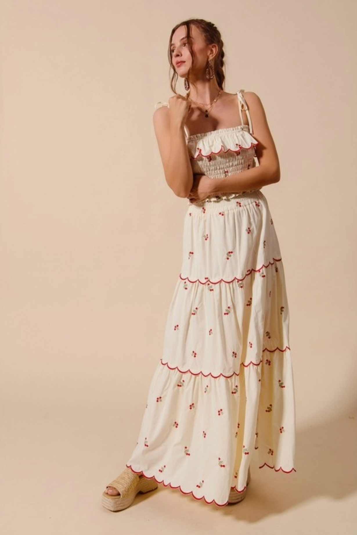 Garden Of Eden Skirt And Top Set