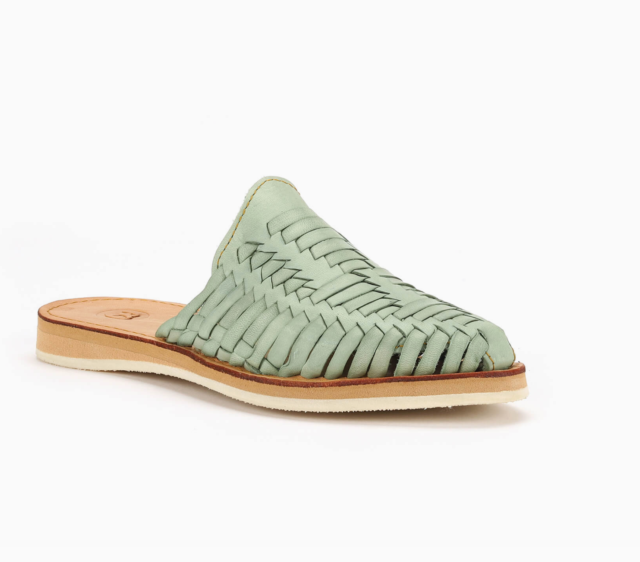 Marbella Huarache Slide Teal