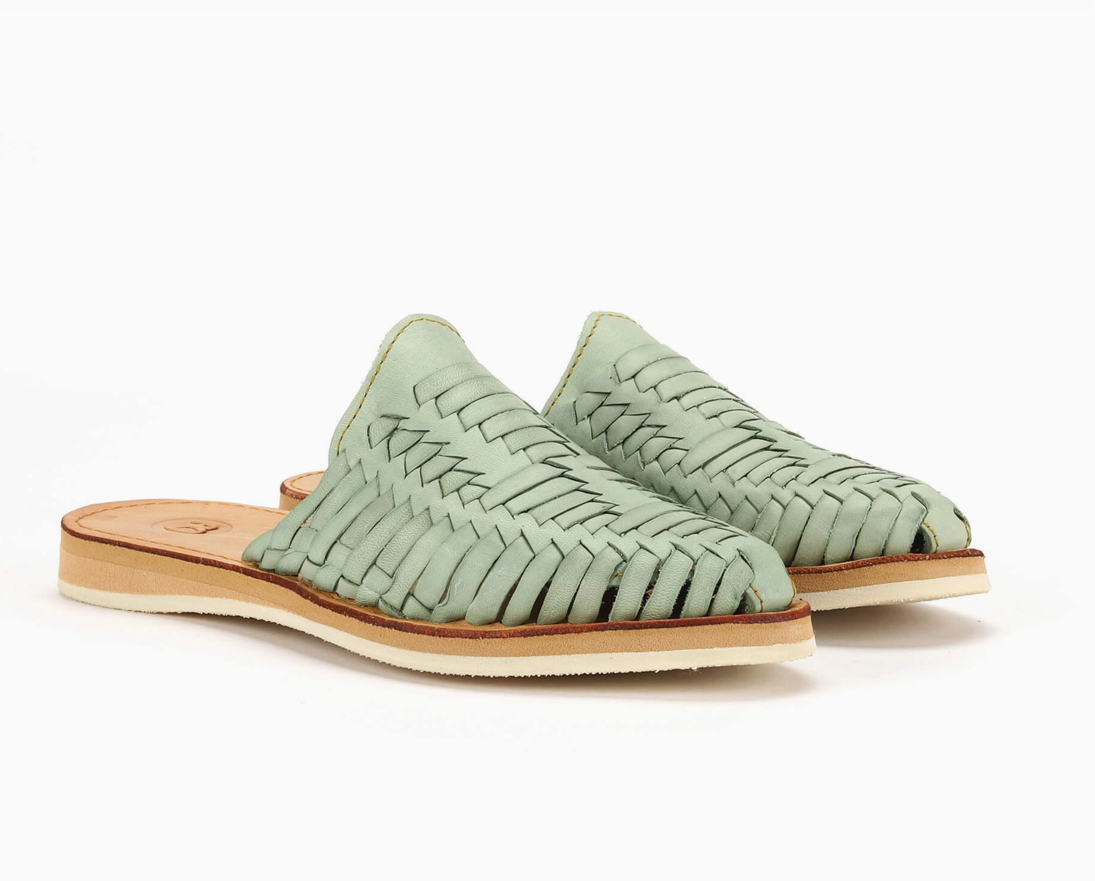 Marbella Huarache Slide Teal