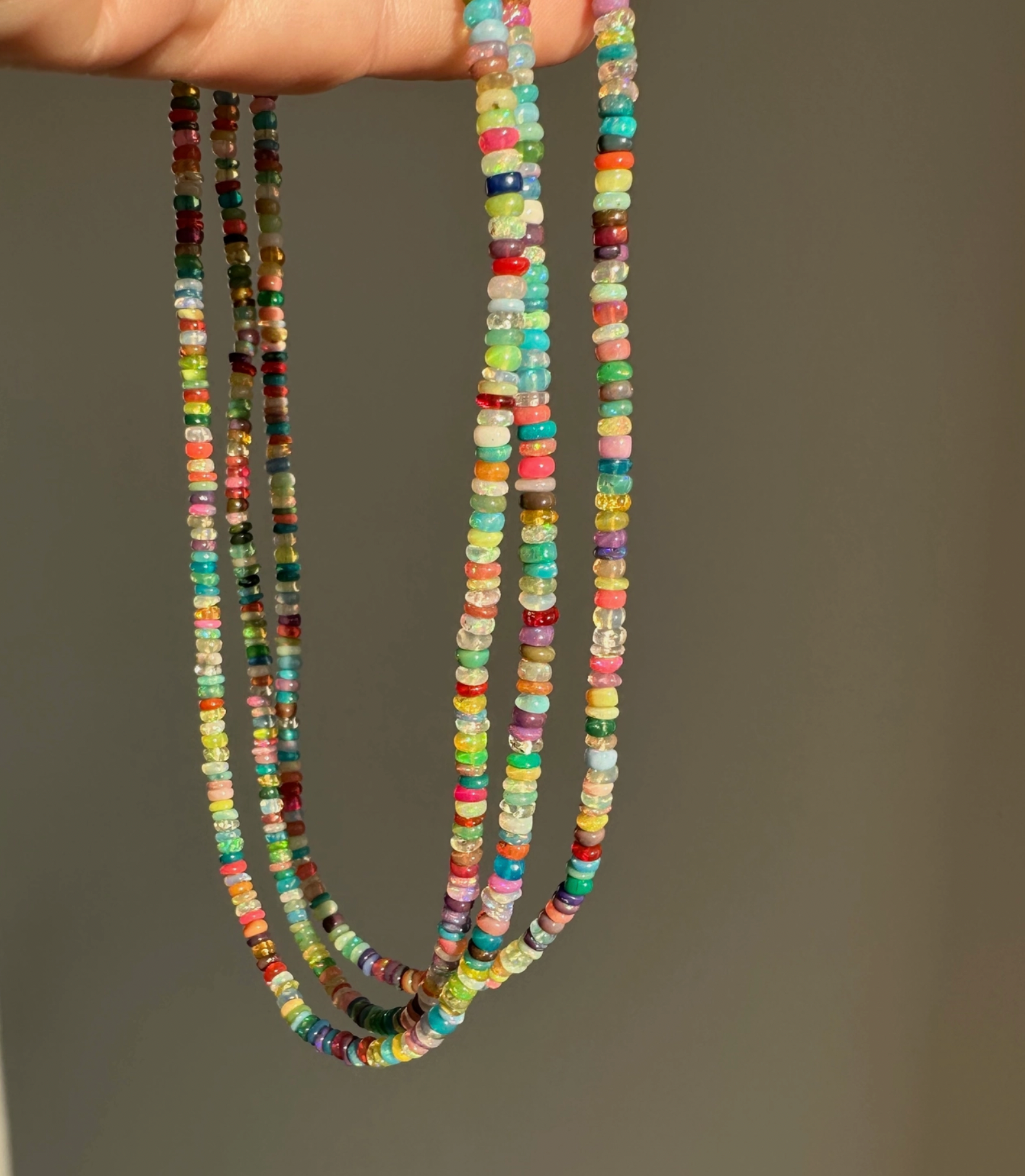Summer Disco Ethiopian Opal Necklace