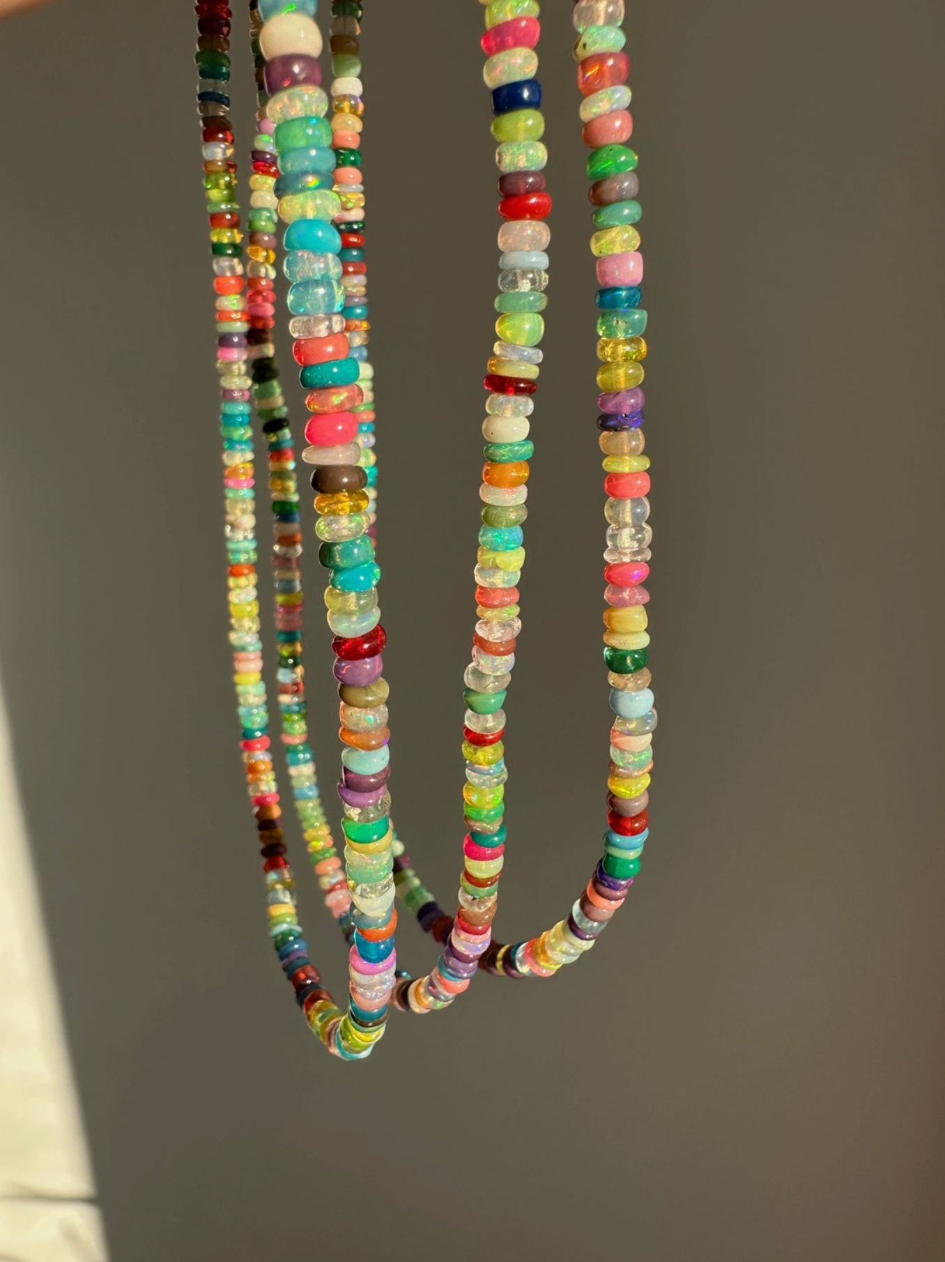 Summer Disco Ethiopian Opal Necklace