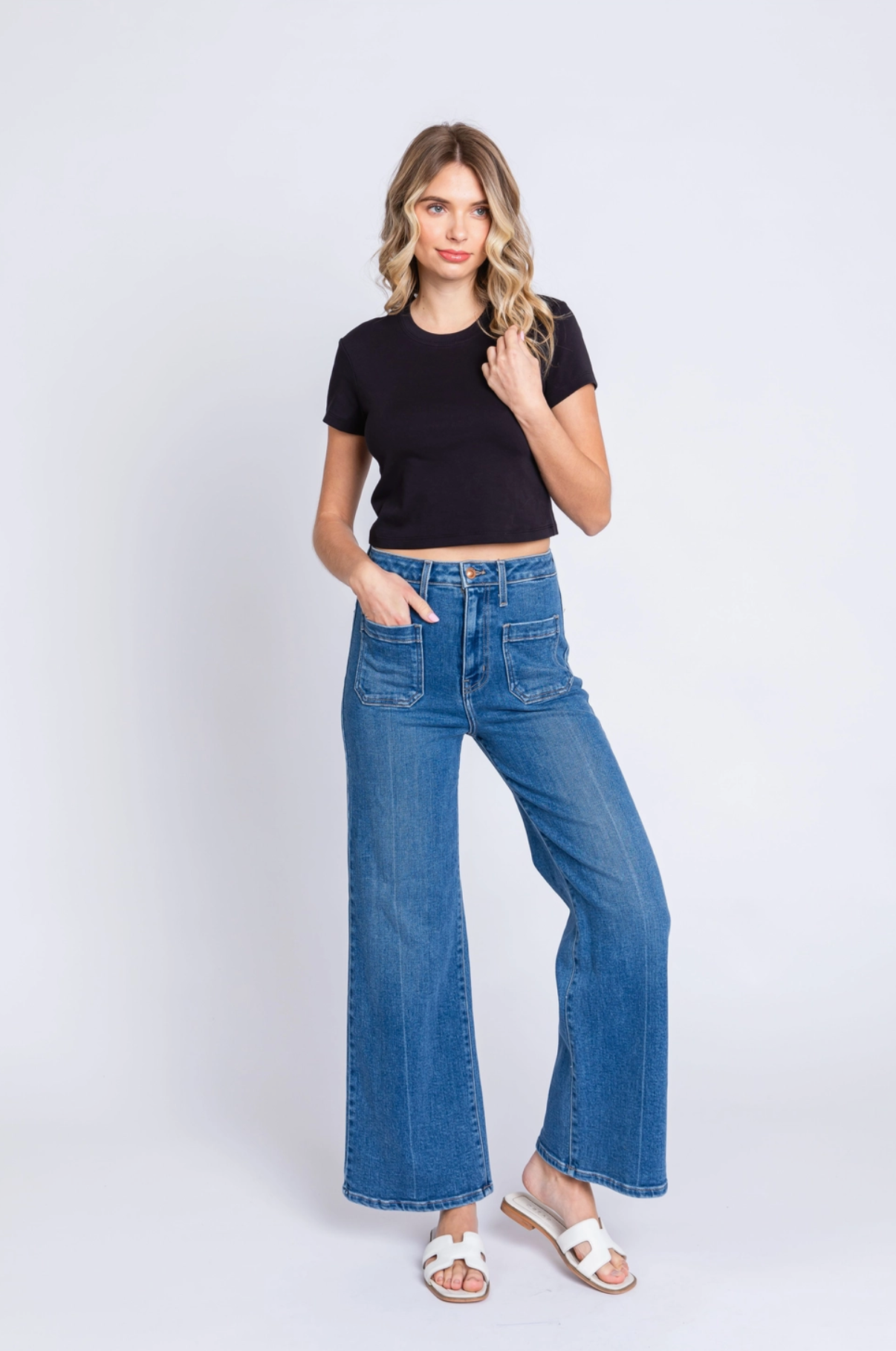 Medium Sailor Front Patch Pocket Jean