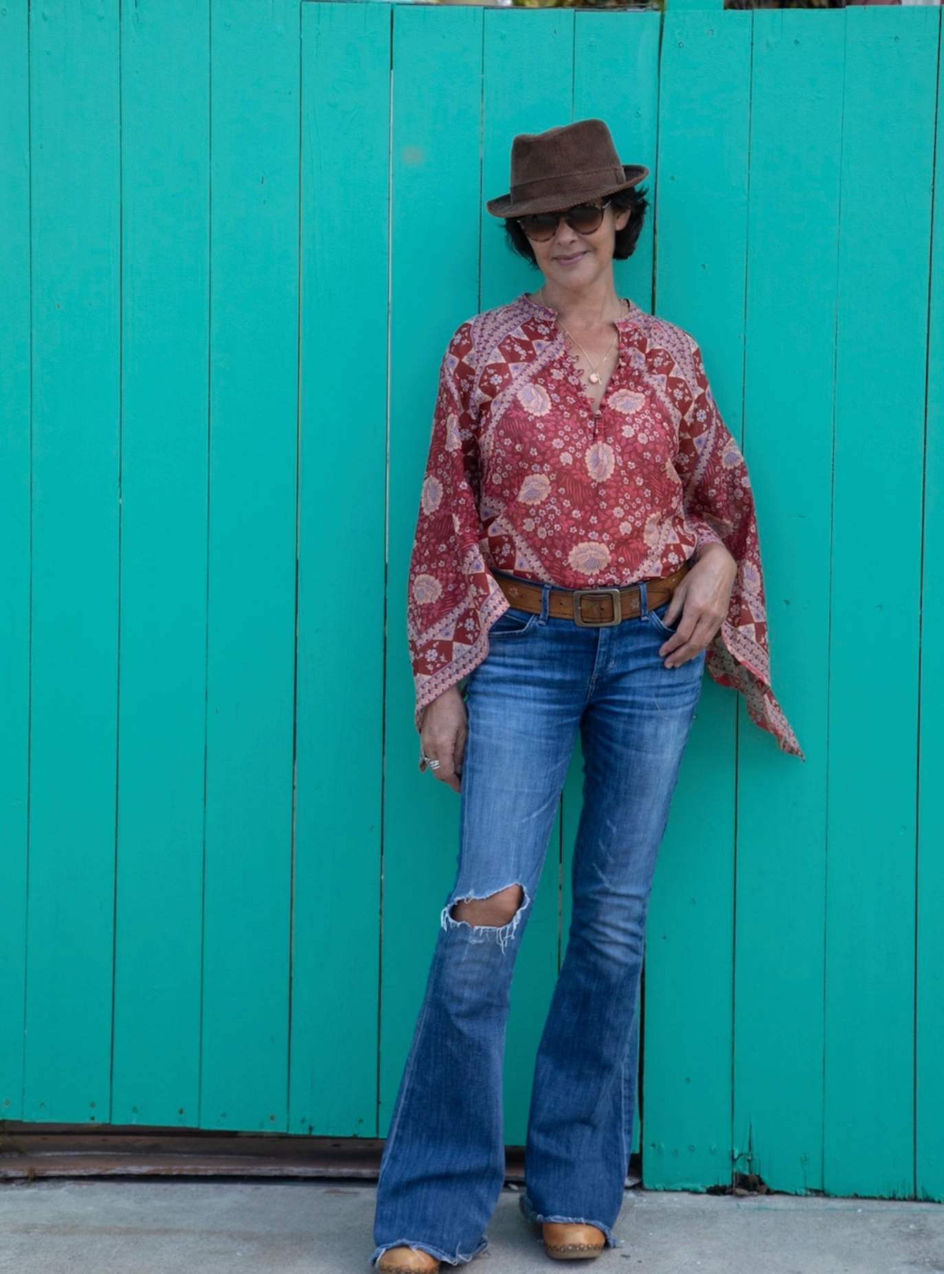 Audrey Printed Blouse