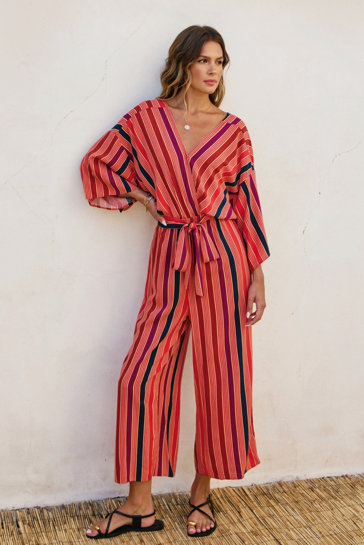 Soleil Stripe Jumpsuit