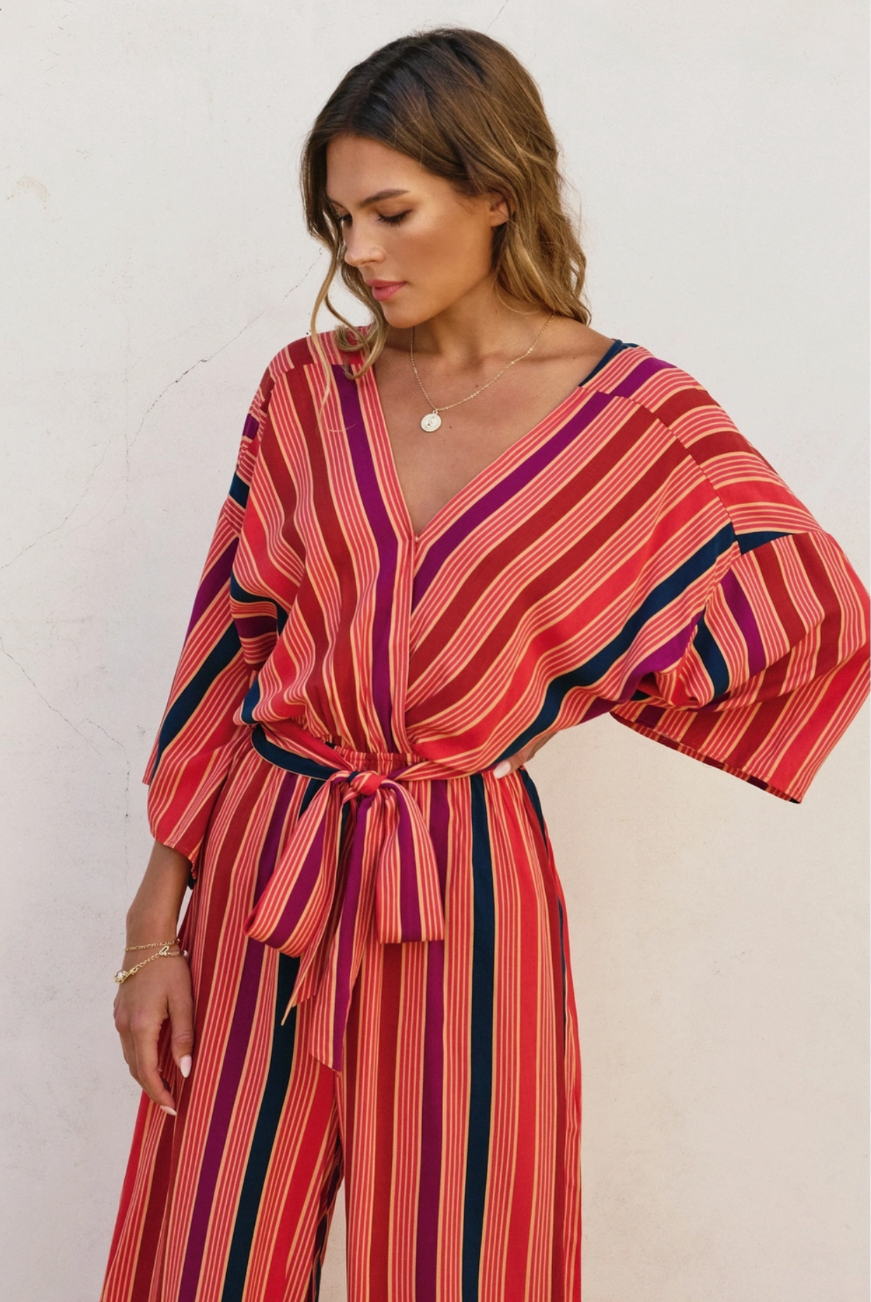 Soleil Stripe Jumpsuit
