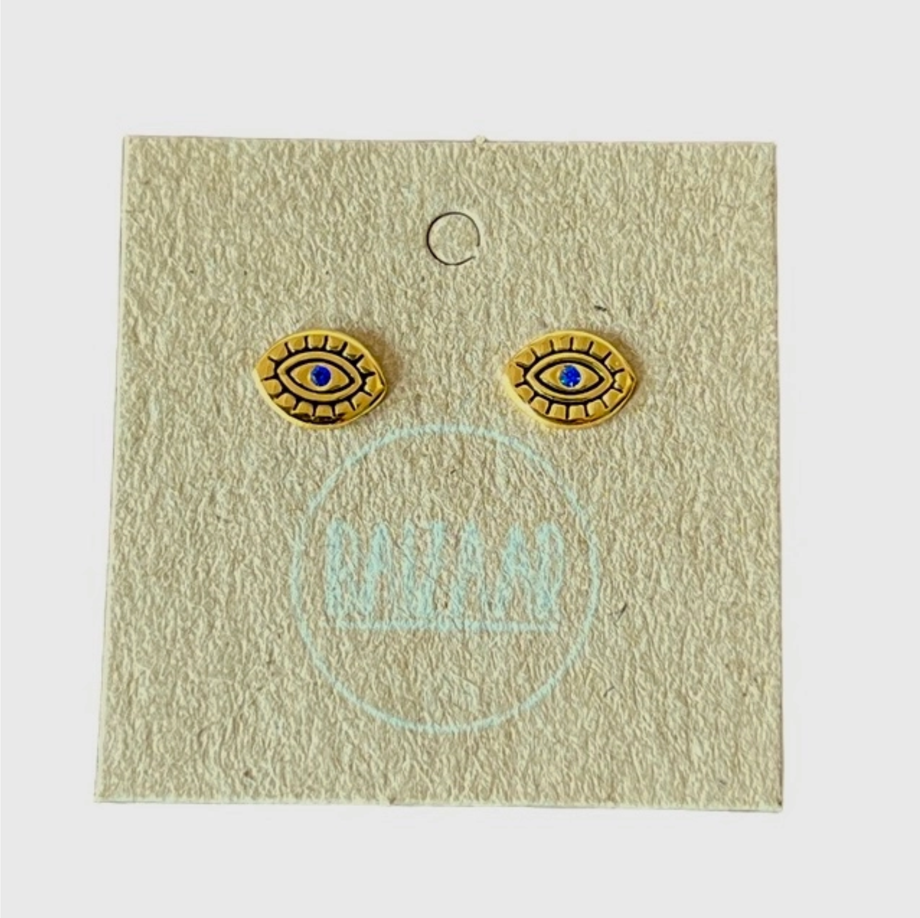 Celeste Evil Eye Sapphire Stud