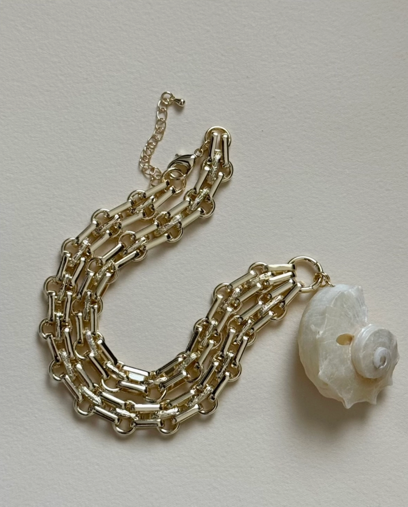 Golden Nautilus Necklace