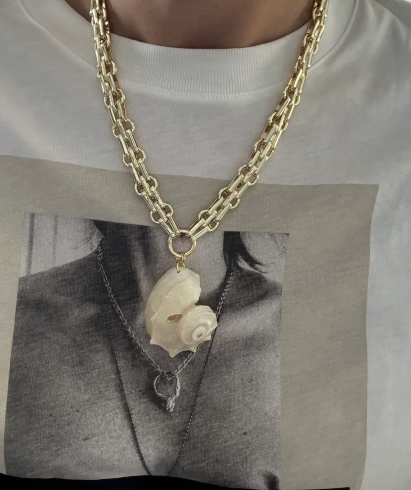 Golden Nautilus Necklace