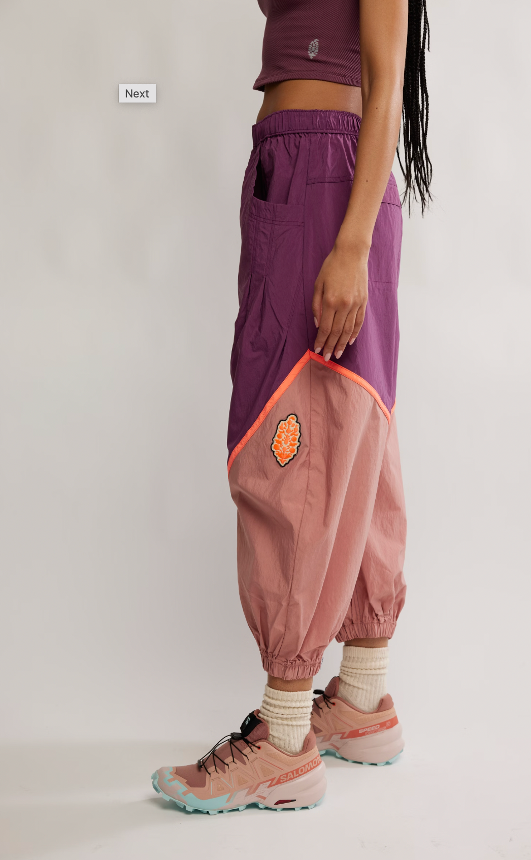 Freeflow Pant In Rose Wash By Free People
