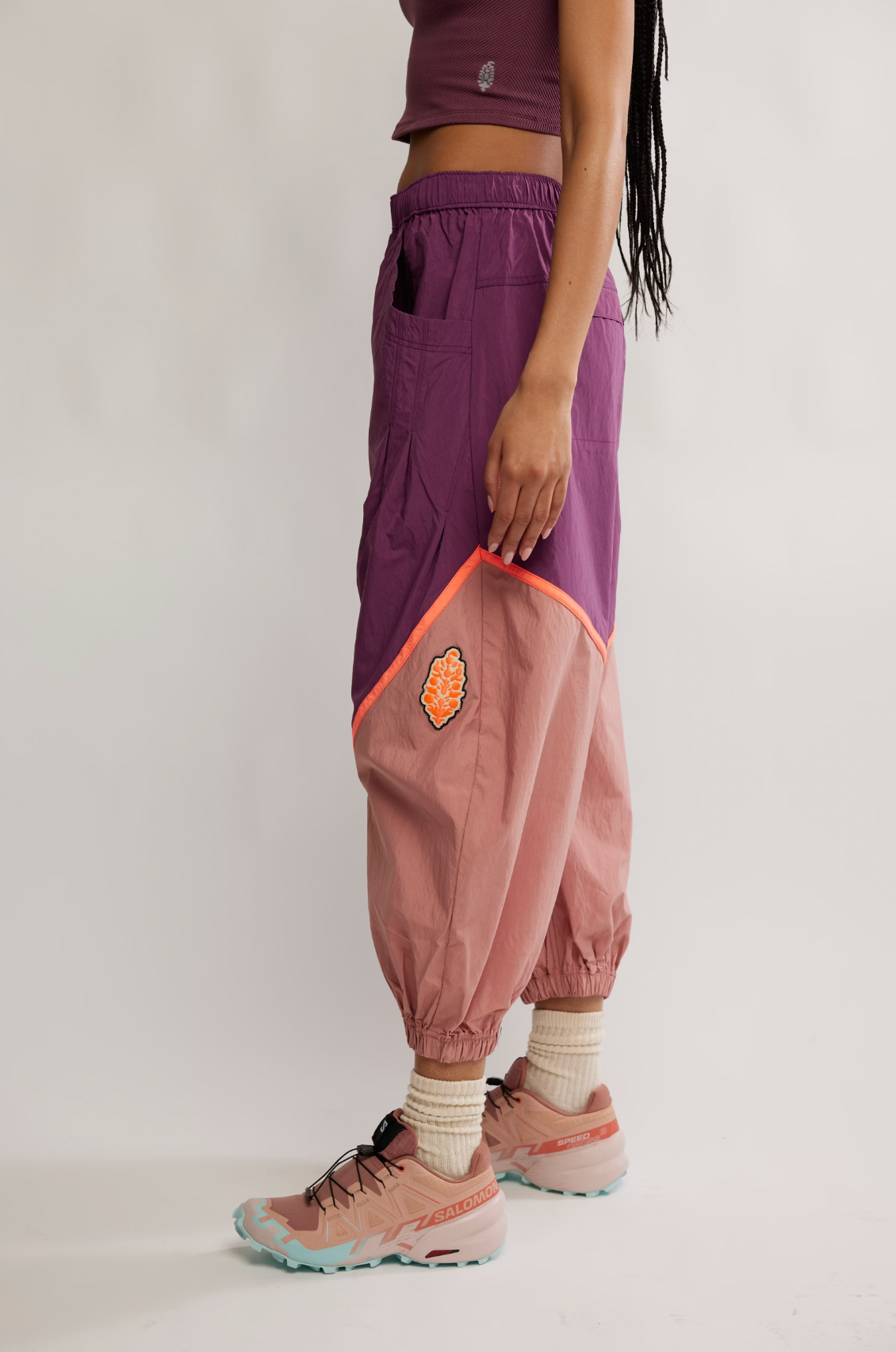 Freeflow Pant In Rose Wash By Free People